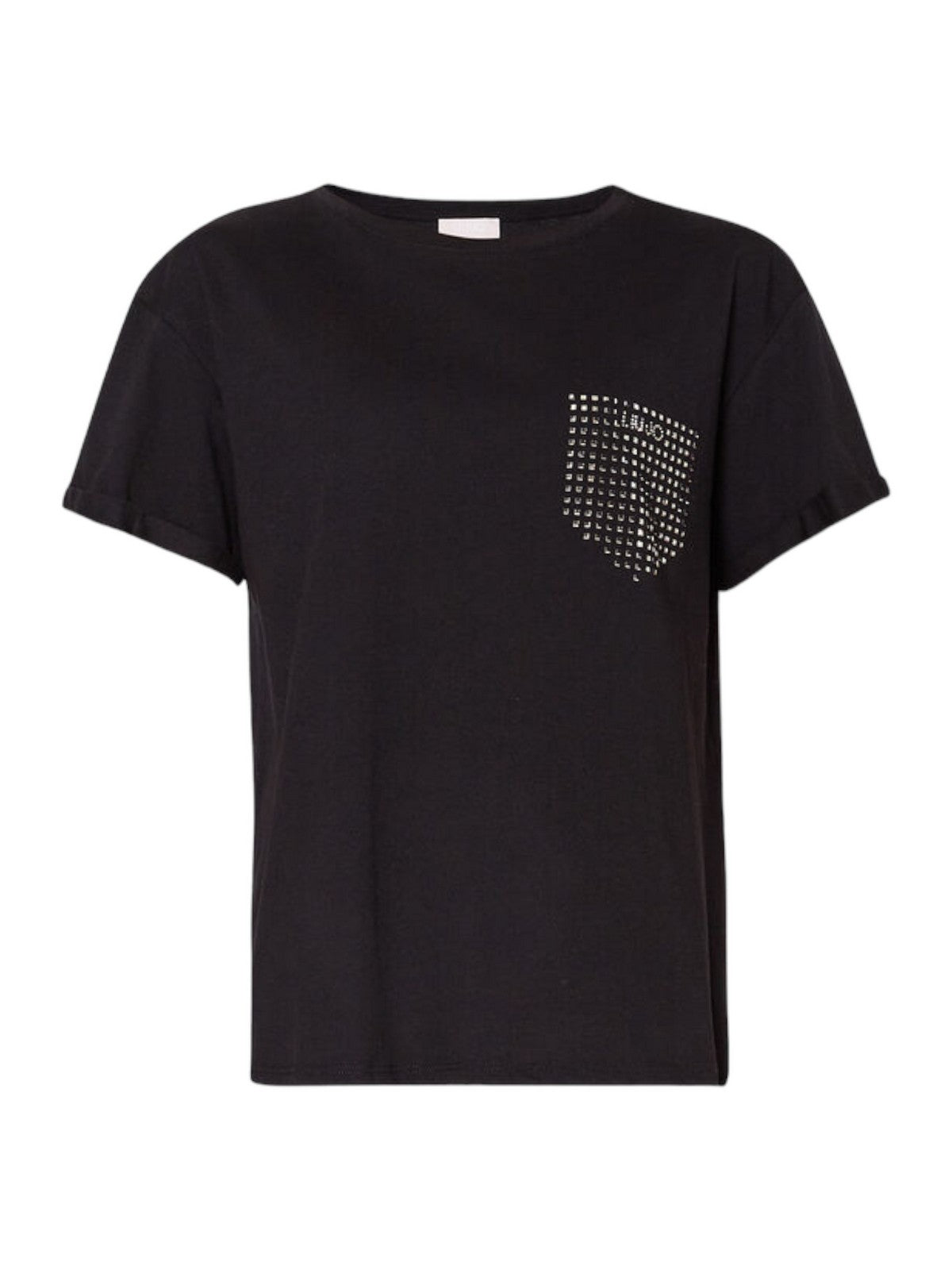 T-shirt White Liu Jo et femme Pole W4050J6308 Q9990 Black