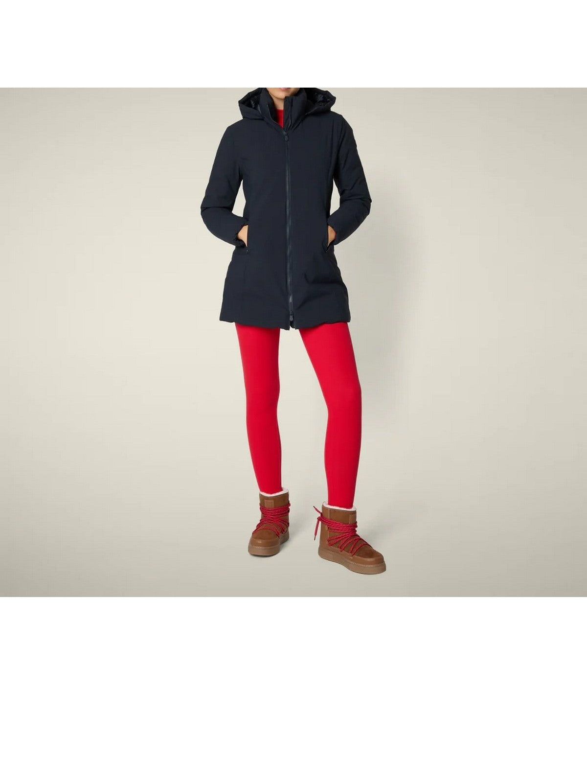 SAVE THE DUCK Cappotto Donna Rachel D40060W MATT21 90010 BLUE BLACK