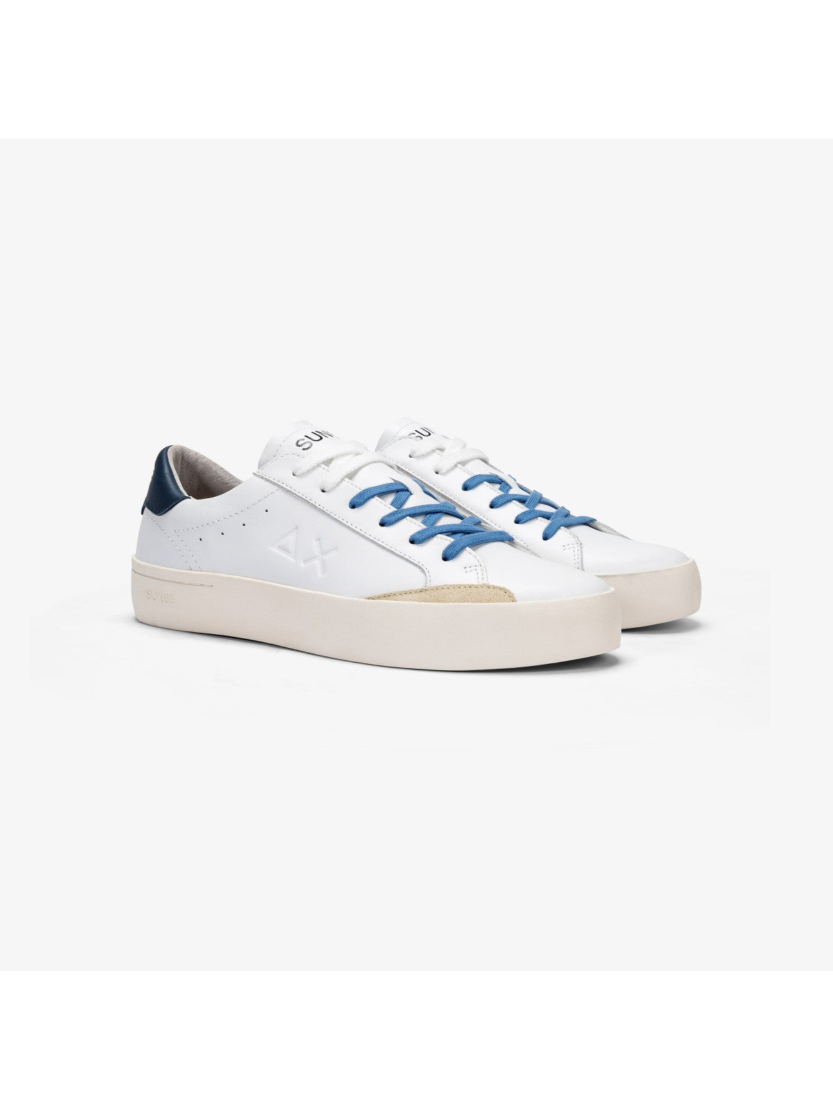 Sun68 Sneaker Men Street Leather Z34140 0107 White