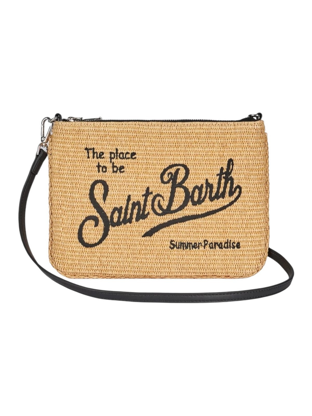 MC2 SAINT BARTH Pochette Donna PARISIENNE STRAW 03251H Beige gioboutiqueweb