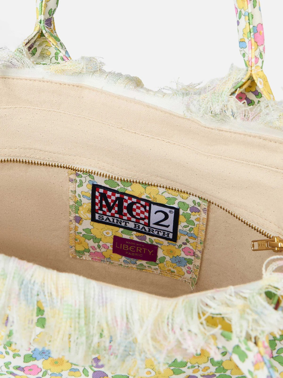 MC2 SAINT BARTH BAG FEMME VANITY LIBERTY 05850F Jaune