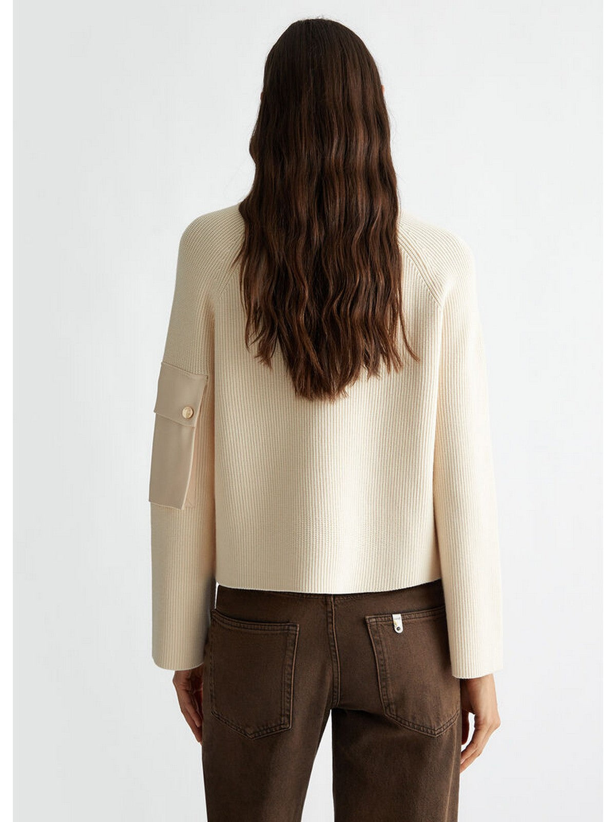 LIU JO WHITE Maglione Donna WF4475MS99E 20304 Beige gioboutiqueweb