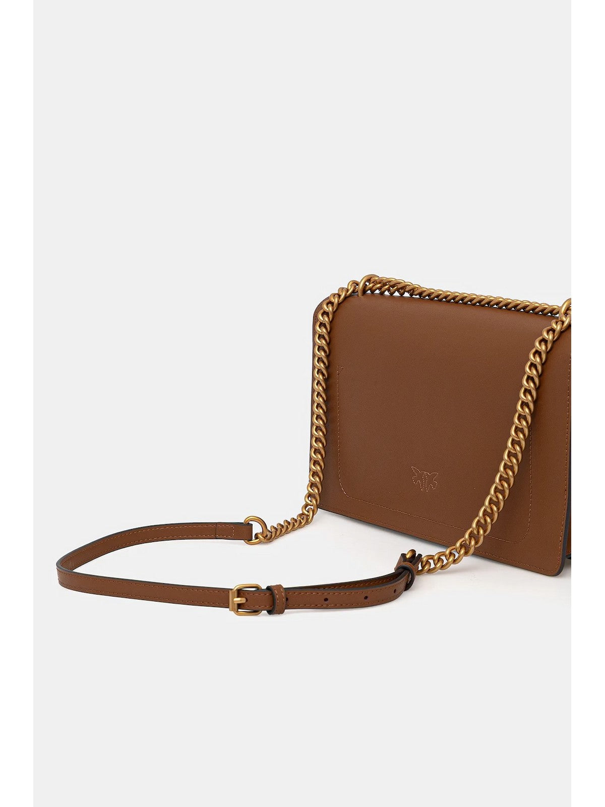 PINKO Borsa Donna LOVE ONE CLASSIC DC 100941-A0F1 L17Q MARRONE - LEONE-ANTIQUE GOLD gioboutiqueweb