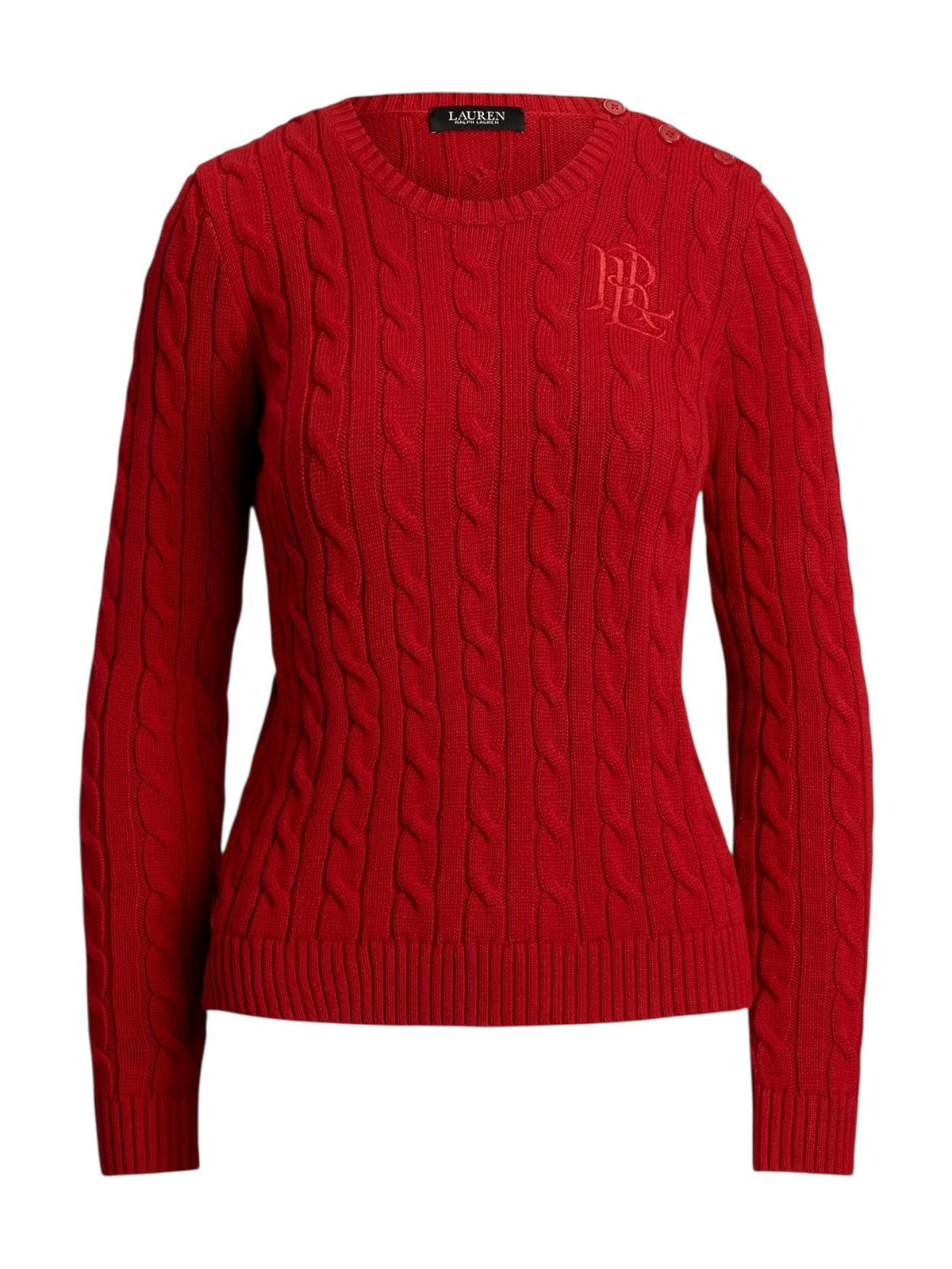 LAUREN RALPH LAUREN Maglione Donna MONTIVA-LONG SLEEVE-PULLOVER 200932223 009 MADISON RED