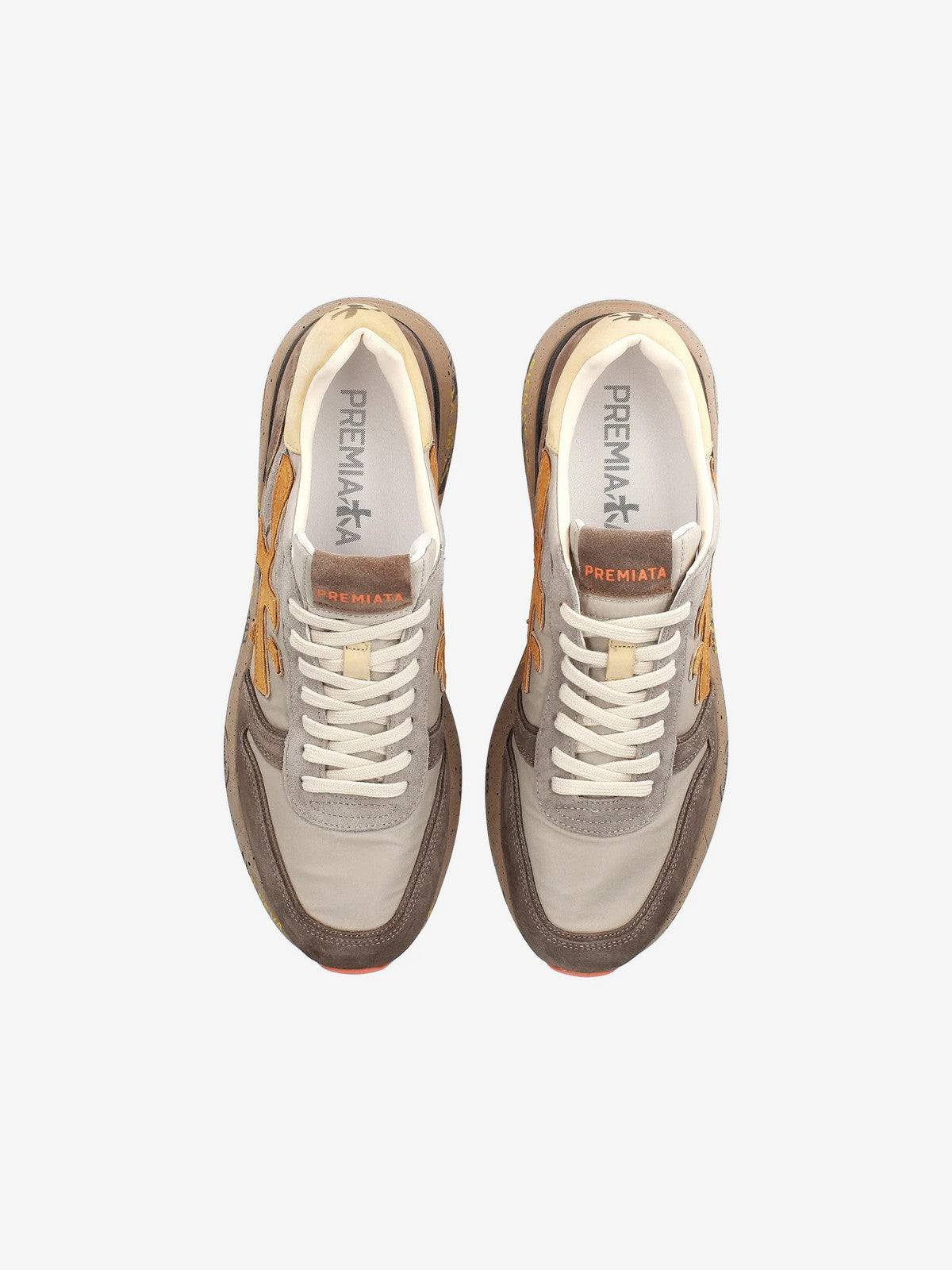 PREMIATA Sneaker Uomo MICK VAR 7866 TAUPE/BROWN