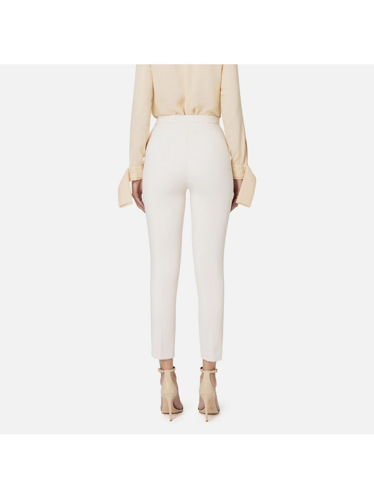 ELISABETTA FRANCHI Pantalone Donna PA02446E2 193 Bianco gioboutiqueweb