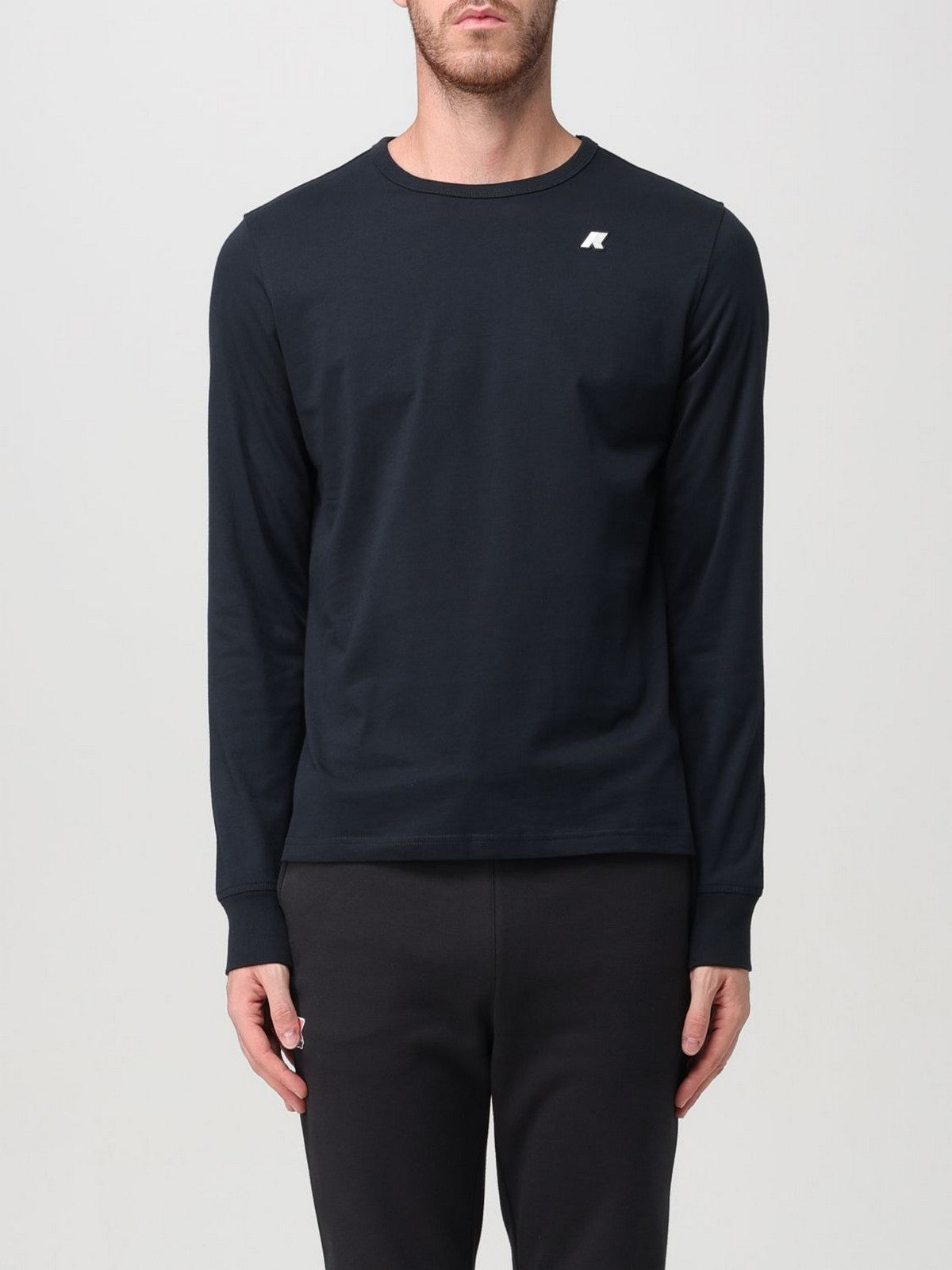K-WAY T-Shirt e Polo Uomo ELMER JS PEACH K8136DW USY BLACK PURE