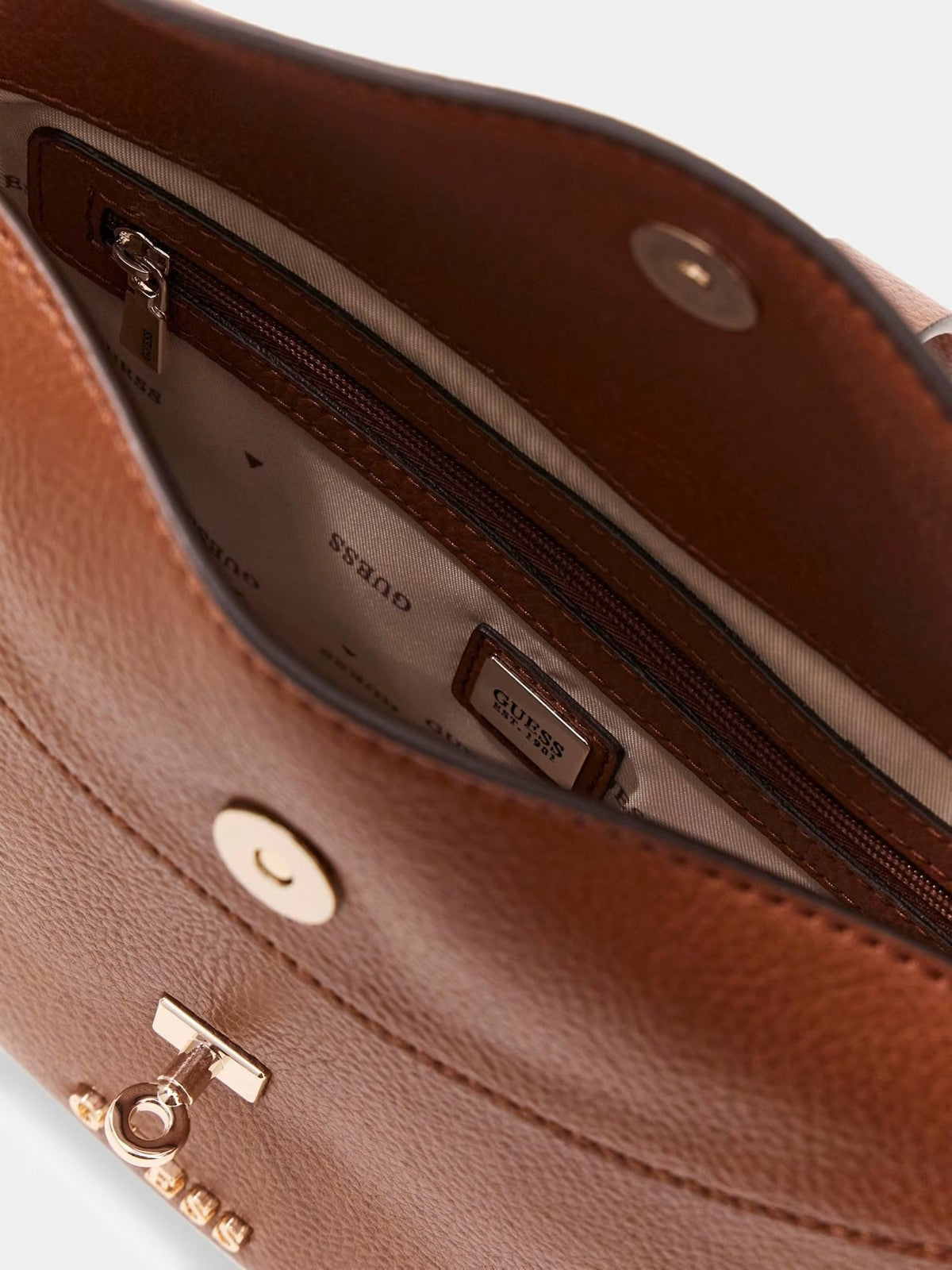 GUESS Borsa Donna BROOKE SHOULDER BAG HWBG98 97180 COG COGNAC