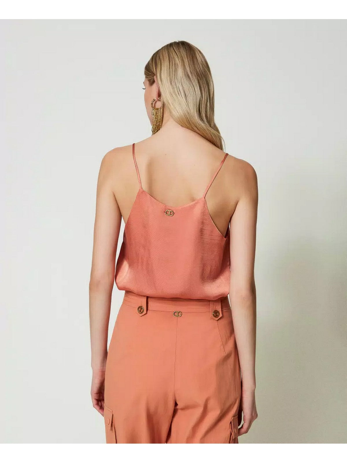 TWINSET Top Donna 241TT2163 11536 Arancione gioboutiqueweb