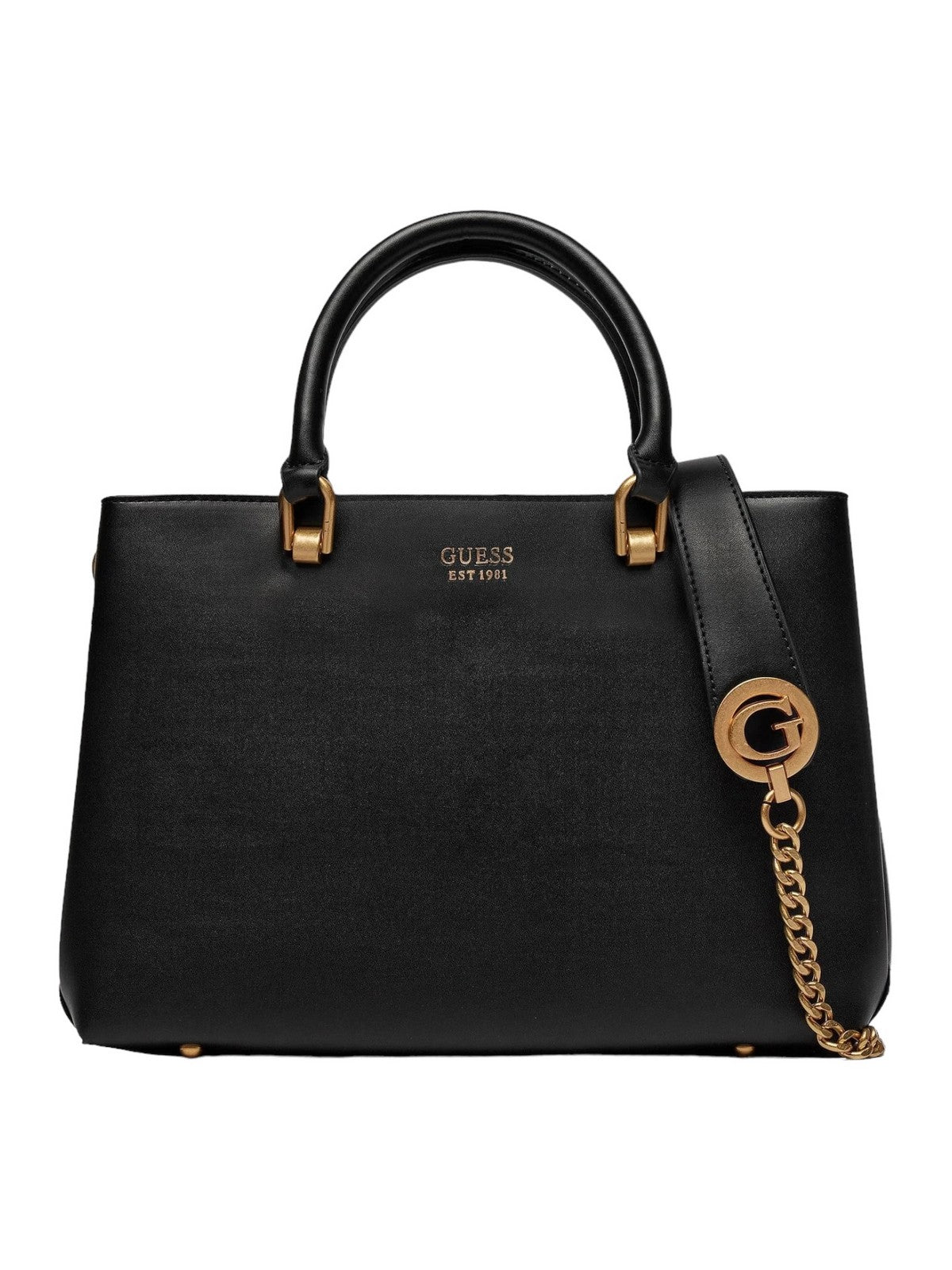 GUESS Borsa Donna Masie Girlfriend Sat HWVA91 90060 BLA Nero gioboutiqueweb