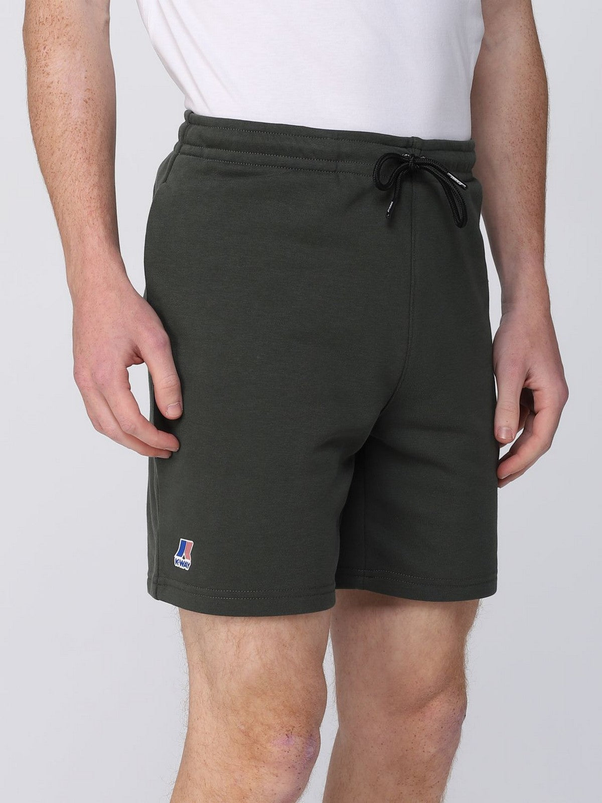 K-WAY Bermuda Uomo Le vrai dorian poly K51225W WMR Verde gioboutiqueweb