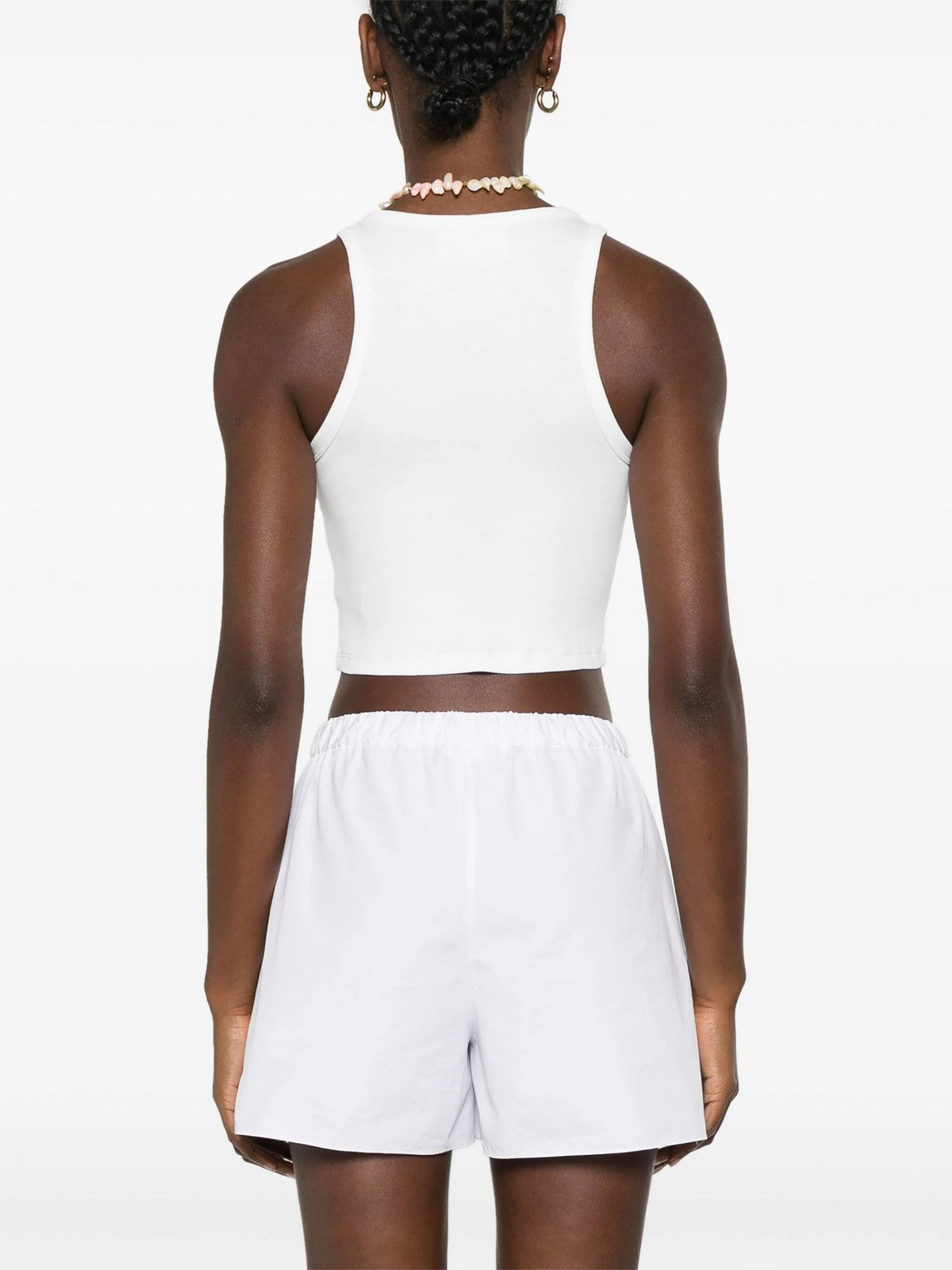 MC2 SAINT BARTH Canotta Donna BLUE 05551F Bianco gioboutiqueweb