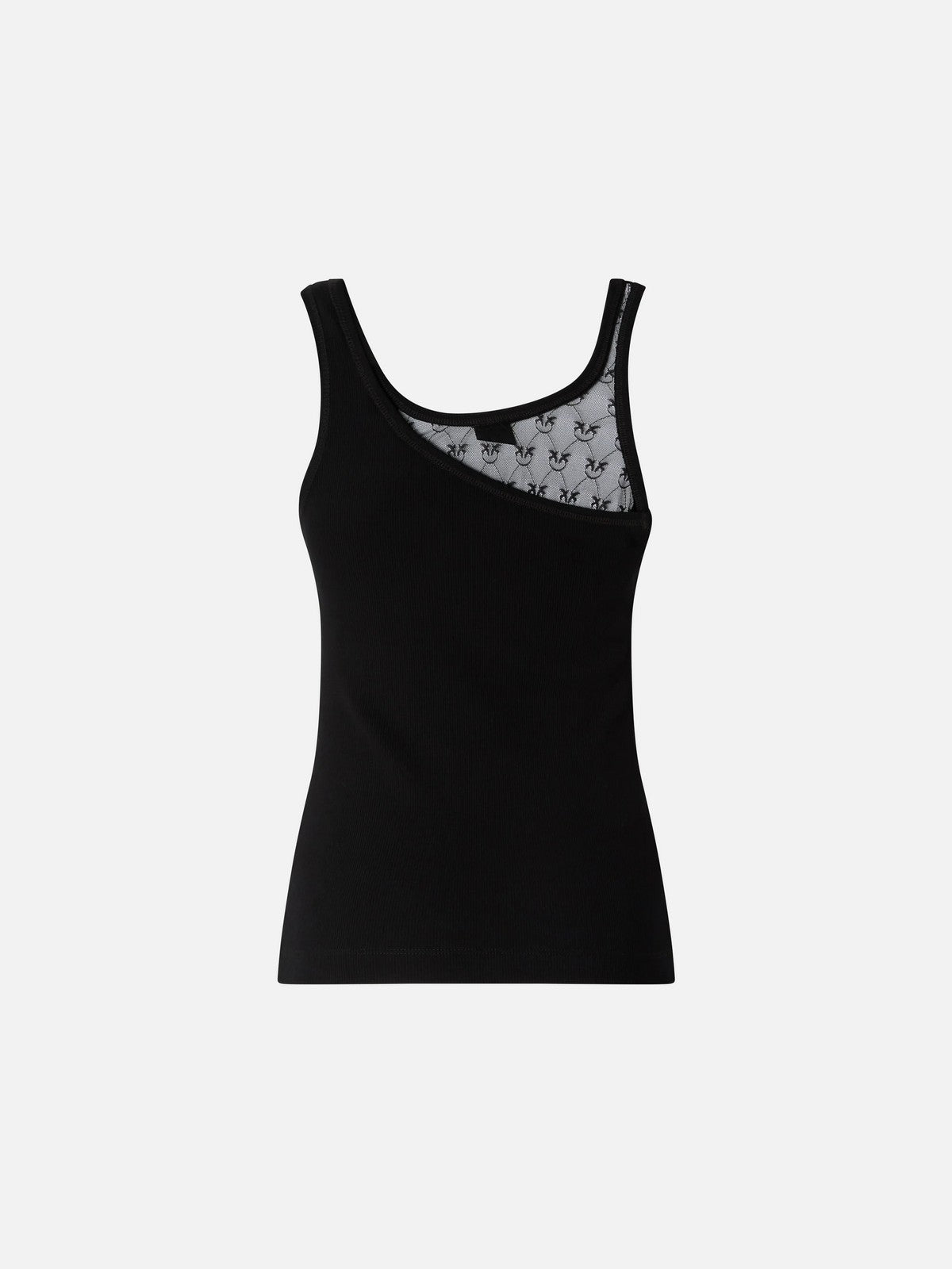 PINKO Canotta Donna CUPBOARD CANOTTA 106461-A362 Z99 NERO LIMOUSINE