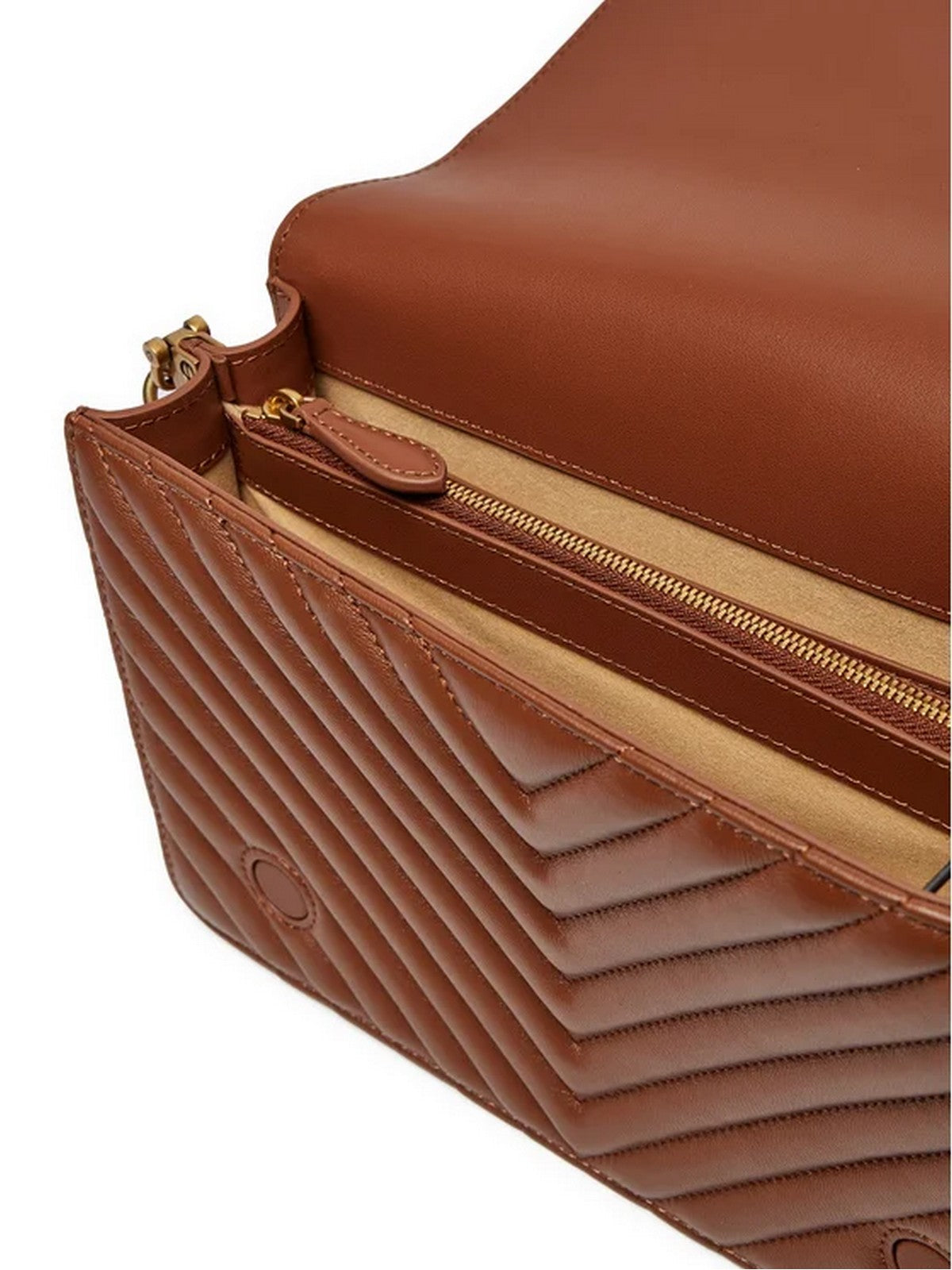 Pinko Woman Bag Love Click Classic Sheep Nappa 100063-A0GK L48Q Marrone