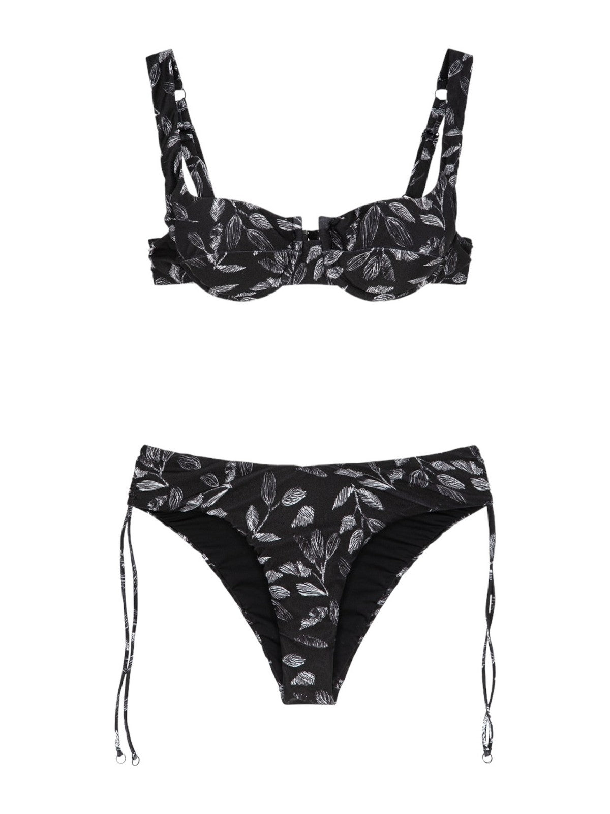 Ja było kostium kąpielowy dla kobiet MF24-0772x1 Czarny