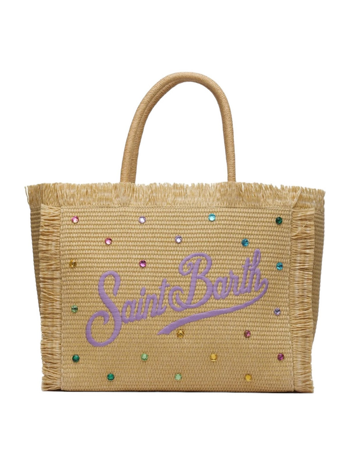 MC2 SAINT BARTH Borsa Donna VANITY STRAW N 00057F Beige gioboutiqueweb