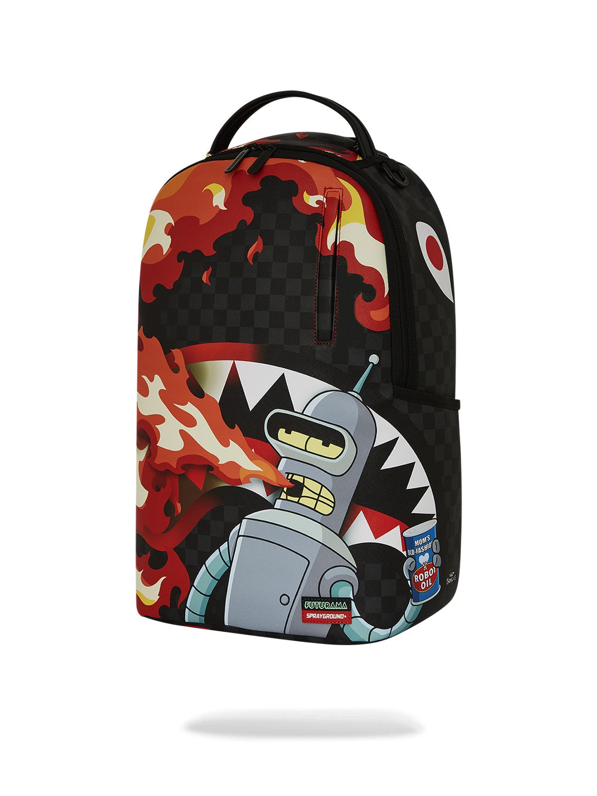 SPRAYGROUND Zaino Uomo BENDER FIRE DRAMA DLXV BACKPACK 910B7795NSZ Nero gioboutiqueweb