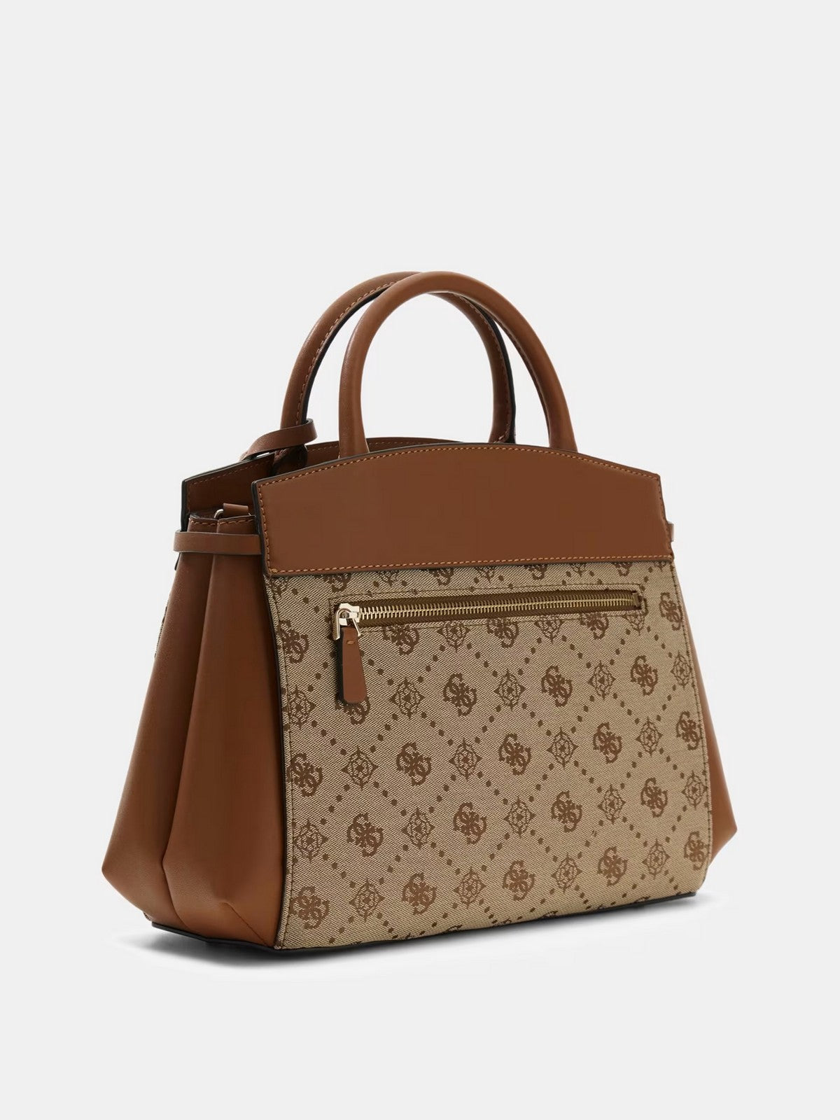 GUESS Borsa Donna MELINDA LOGO TRI COMP SATCHEL HWJP99 02060 LTL LATTE LOGO
