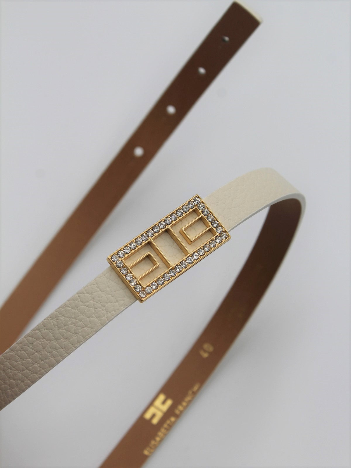 ELISABETTA FRANCHI Cintura Donna CT22S51E2-193 Beige gioboutiqueweb