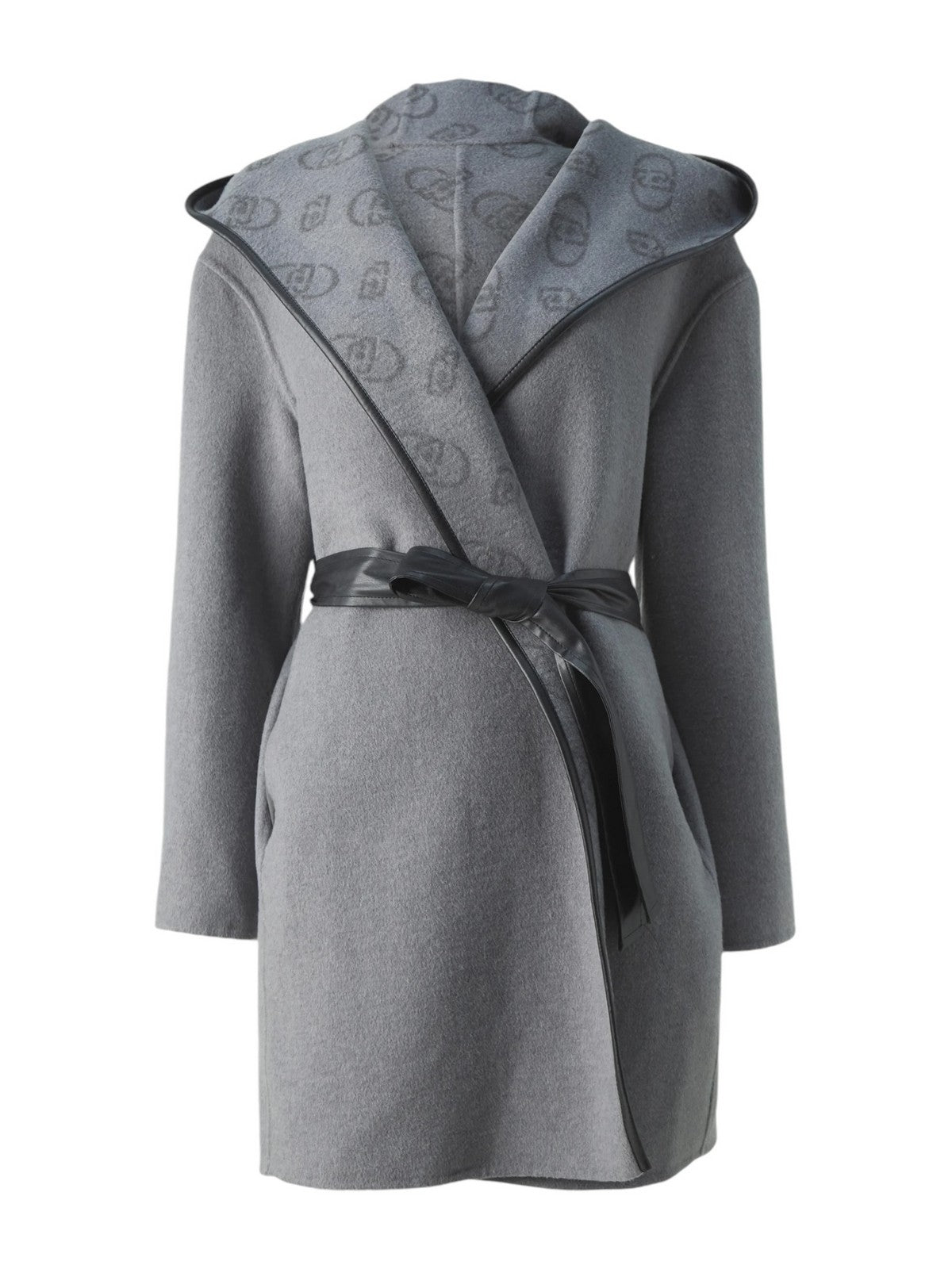 LIU JO WHITE Cappotto Donna WF4255T2852 N9966 Grigio gioboutiqueweb
