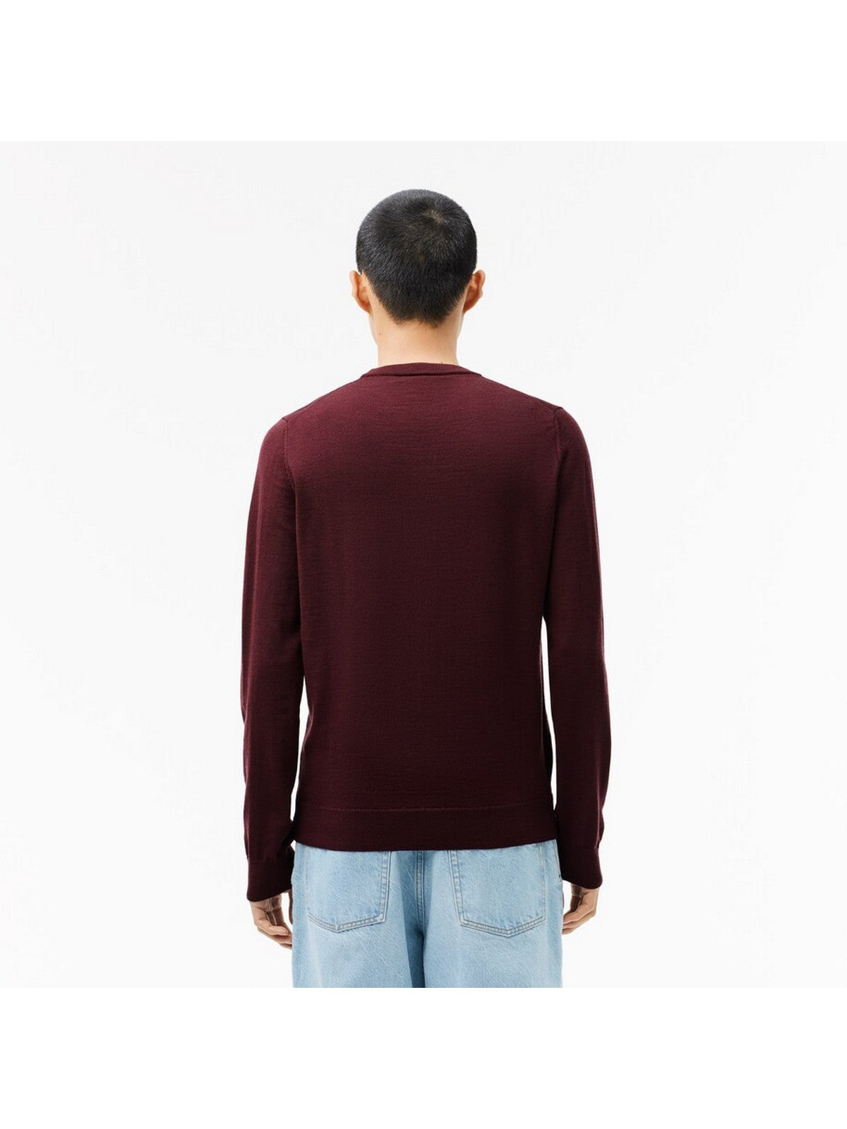 LACOSTE Maglione Uomo AH1969 BZD Rosso gioboutiqueweb