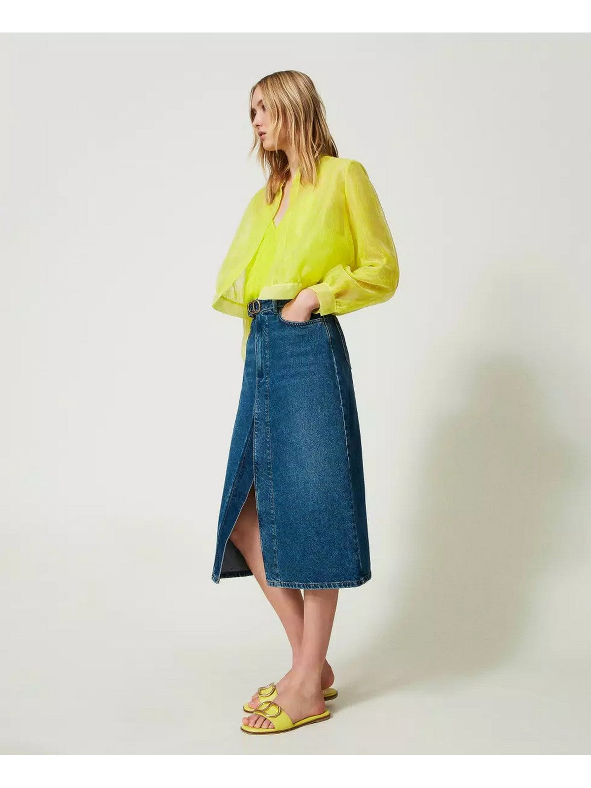 Twinset Frau Frau 241TP2661 00078 Blau