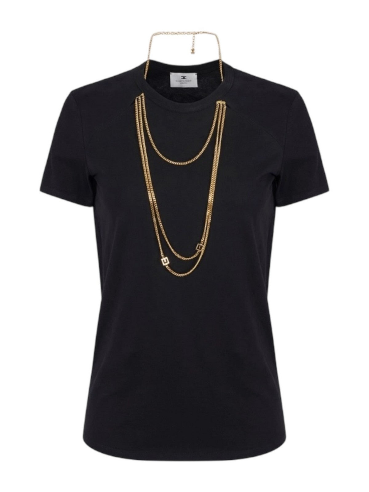 ELISABETTA FRANCHI T-shirt Donna MA00956E2 110 Nero