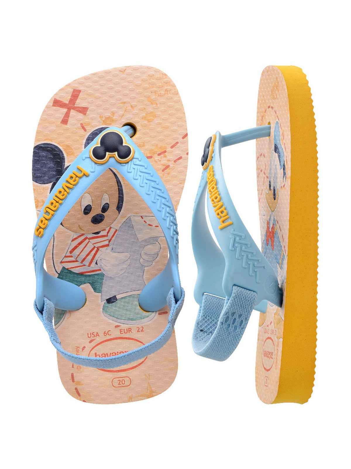 HAVAIANAS Infradito Bambini e ragazzi Hav. Baby disney classic II 4137007.1740 Giallo gioboutiqueweb