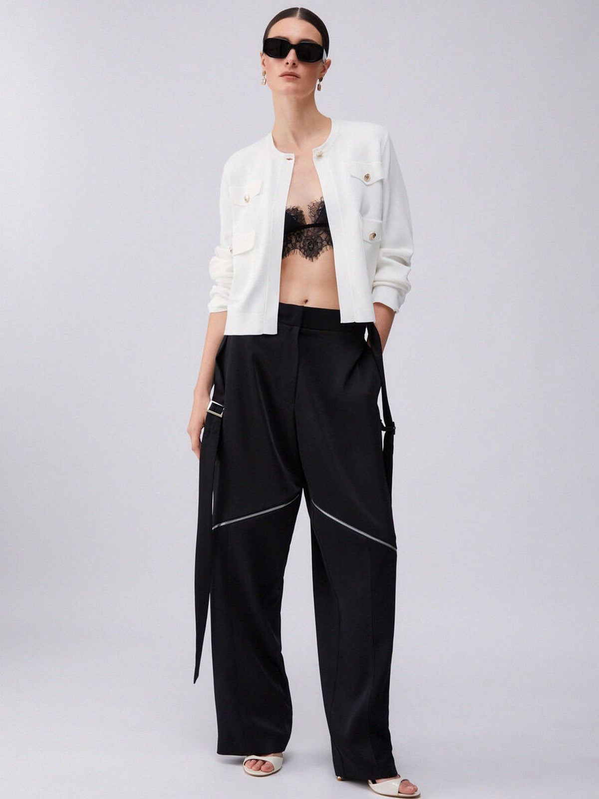 LIU JO BLACK Giacca Donna CA6198MS55N P9636 Gleam white