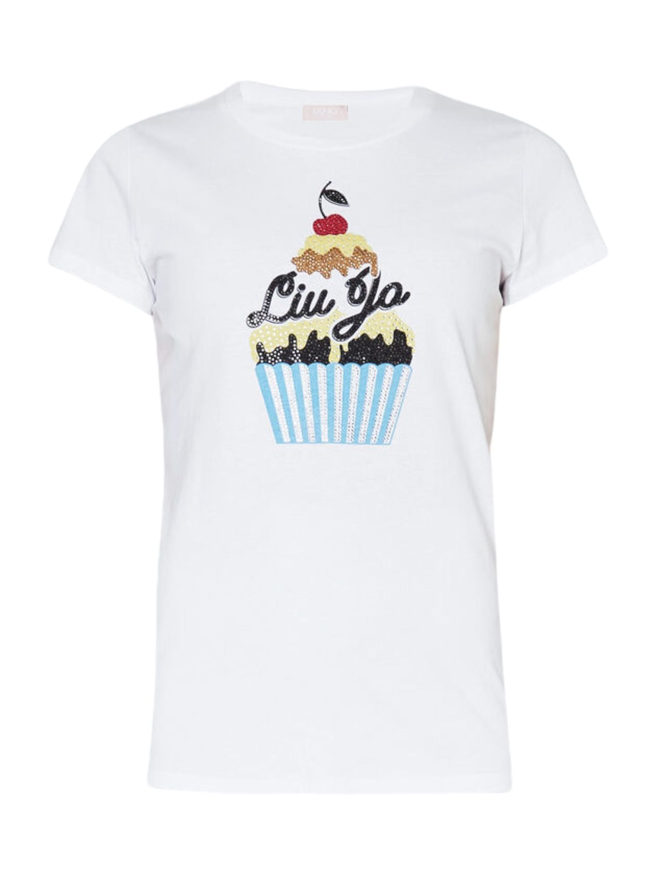 T-shirt White Liu Jo et femme Pole MA439JS923 N9287 White
