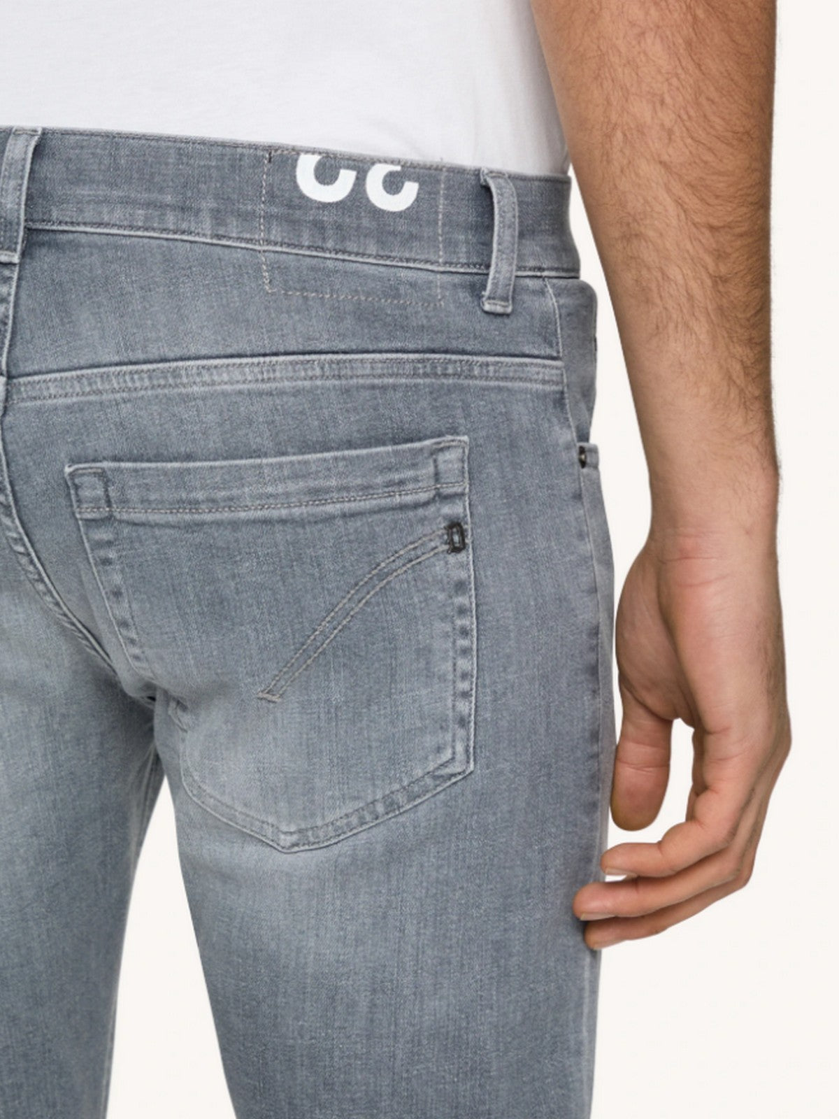 DONDUP Jeans Uomo George UP232 DSK318U J07 900 Grigio gioboutiqueweb