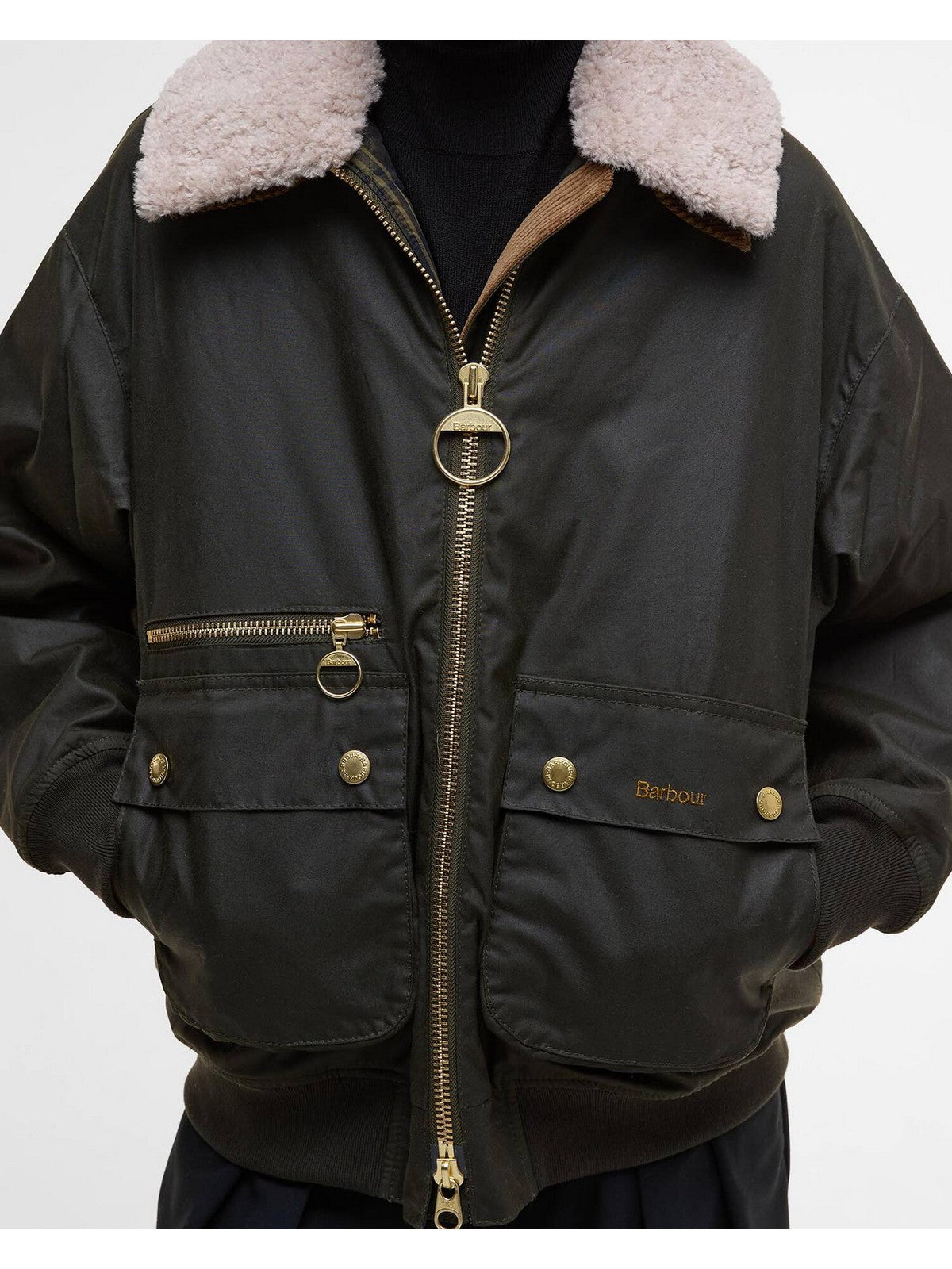 BARBOUR Damen Daunenjacke MAXINE LWX1488 OL99 ARCHIVE OLIVE