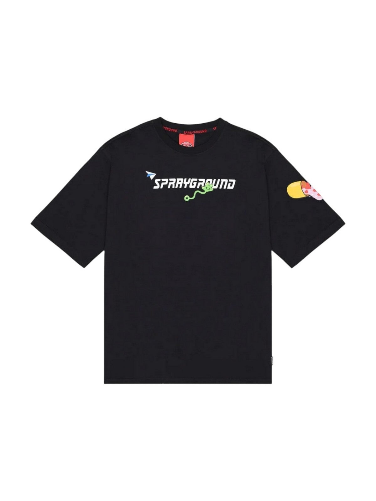 SPRAYGROUND T-shirt Uomo WTF SKULL VOER T-SHIRT SP861BLK BLACK