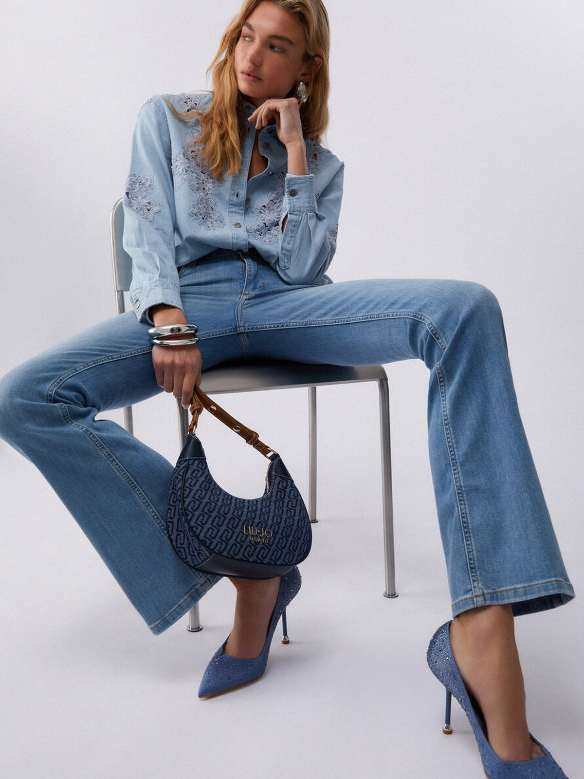 LIU JO BLUE DENIM Jeans Donna UXX043D4538 78398 D.blue stb ten.sun w