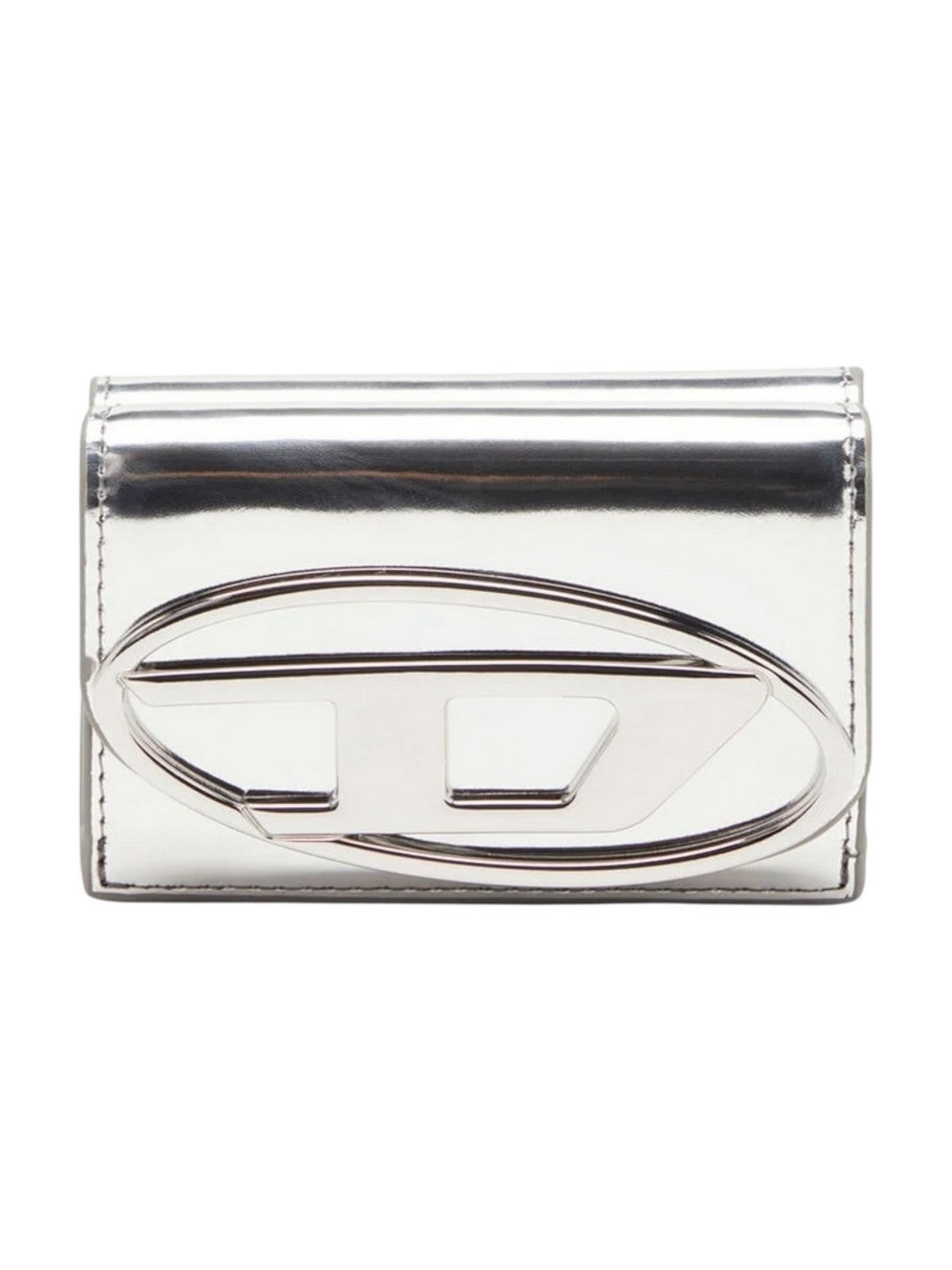 DIESEL Portafoglio Donna 1DR 1DR TRI FOLD COIN XS II WALLET X09887 PS202 H0535 981 - SILVER