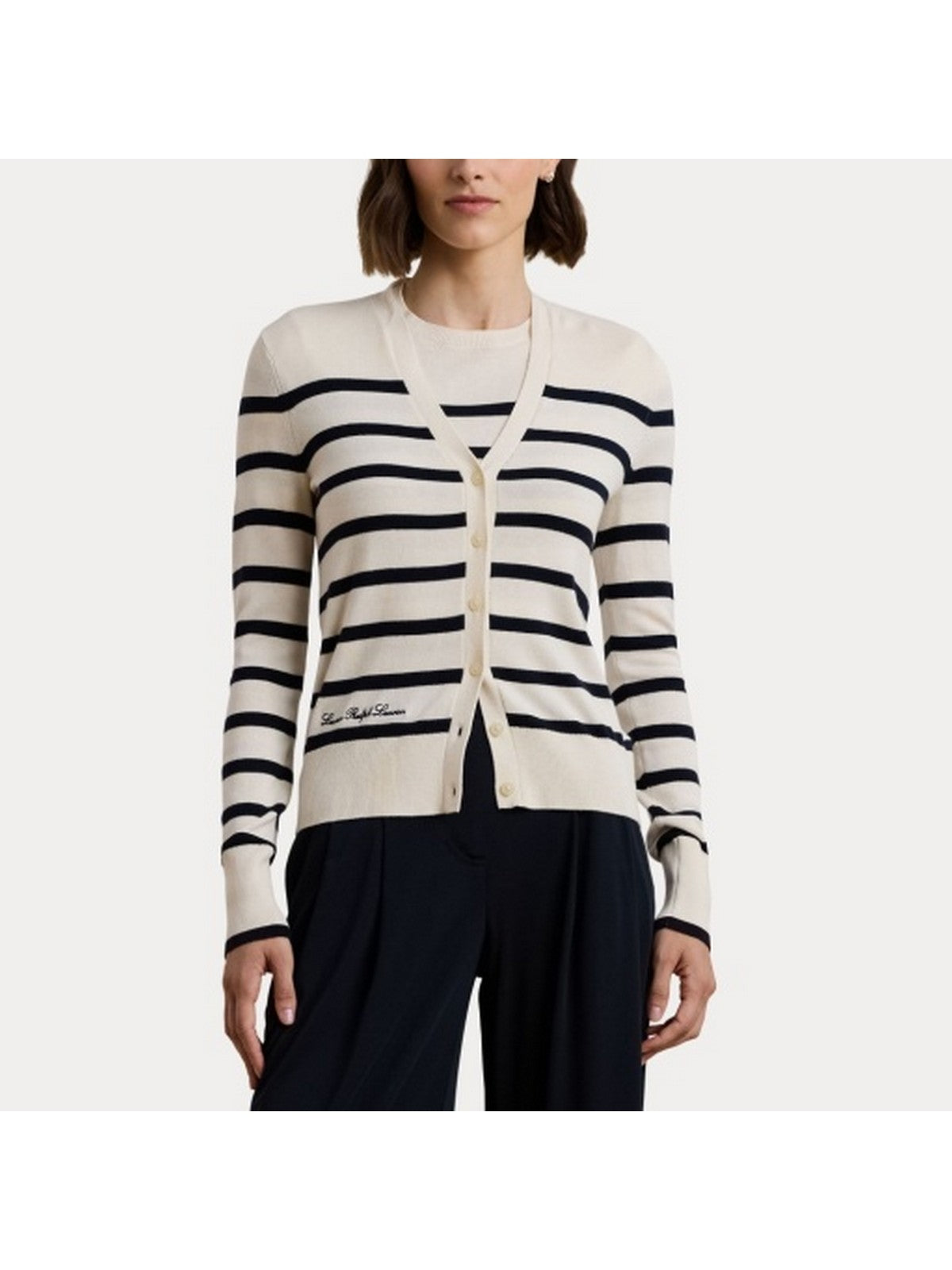 LAUREN RALPH LAUREN Cardigan Donna DENZEL 200957476 002 Beige gioboutiqueweb