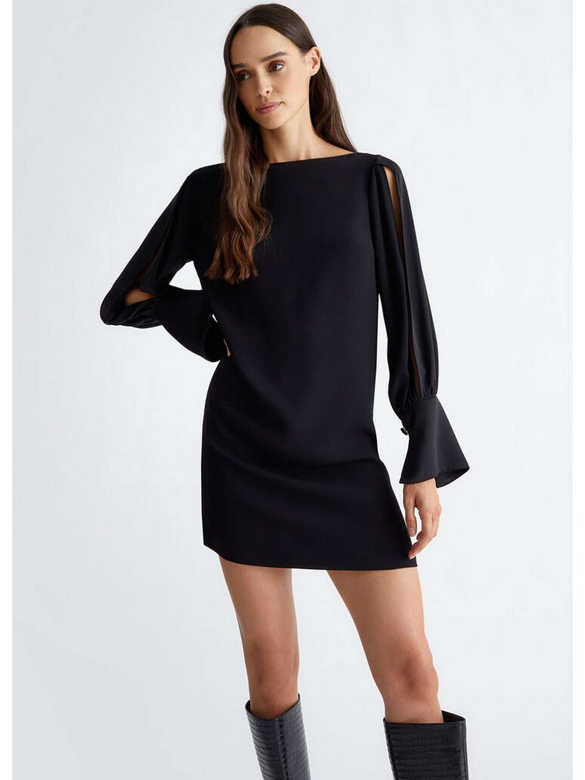 LIU JO BLACK Abito Donna CF4064T3970 22222 Nero gioboutiqueweb