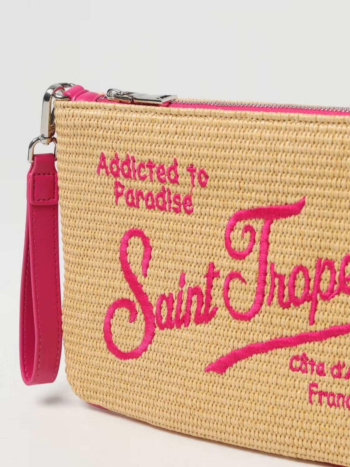 MC2 Saint Barth Pochette Donna Parisien Straw 00793f Beige