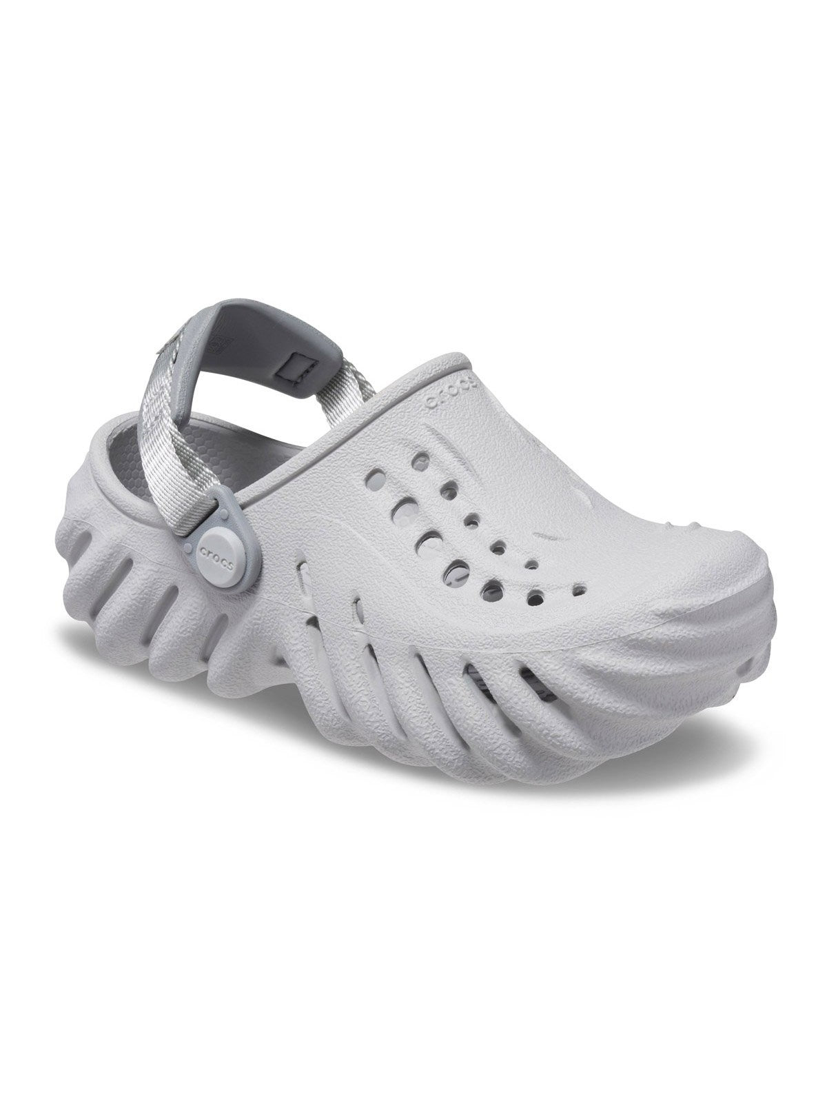 CROCS Ciabatta Bambini e ragazzi Echo Clog K 208190 1FT Grigio gioboutiqueweb