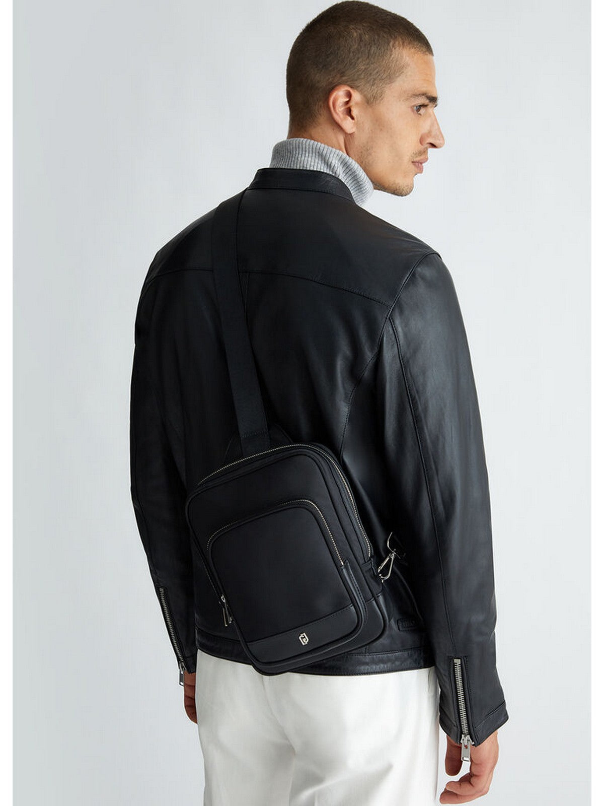 LIU JO UOMO Tracolla Uomo DF4003T2659 22222 Nero gioboutiqueweb