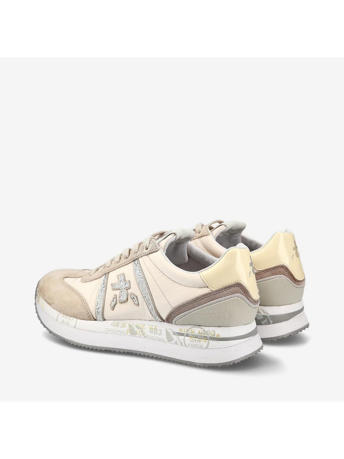 PREMIATA Sneaker Donna CONNY VAR 6671 Beige gioboutiqueweb