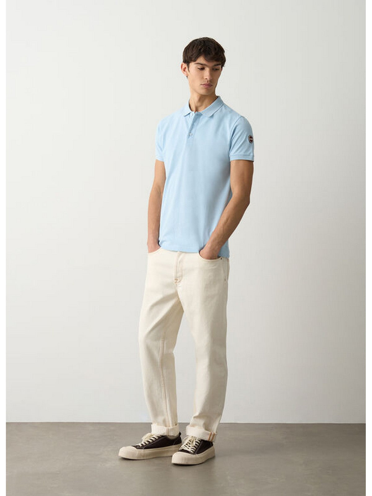 COLMAR Polo Uomo 7646 4SH 639 AZZURRO gioboutiqueweb