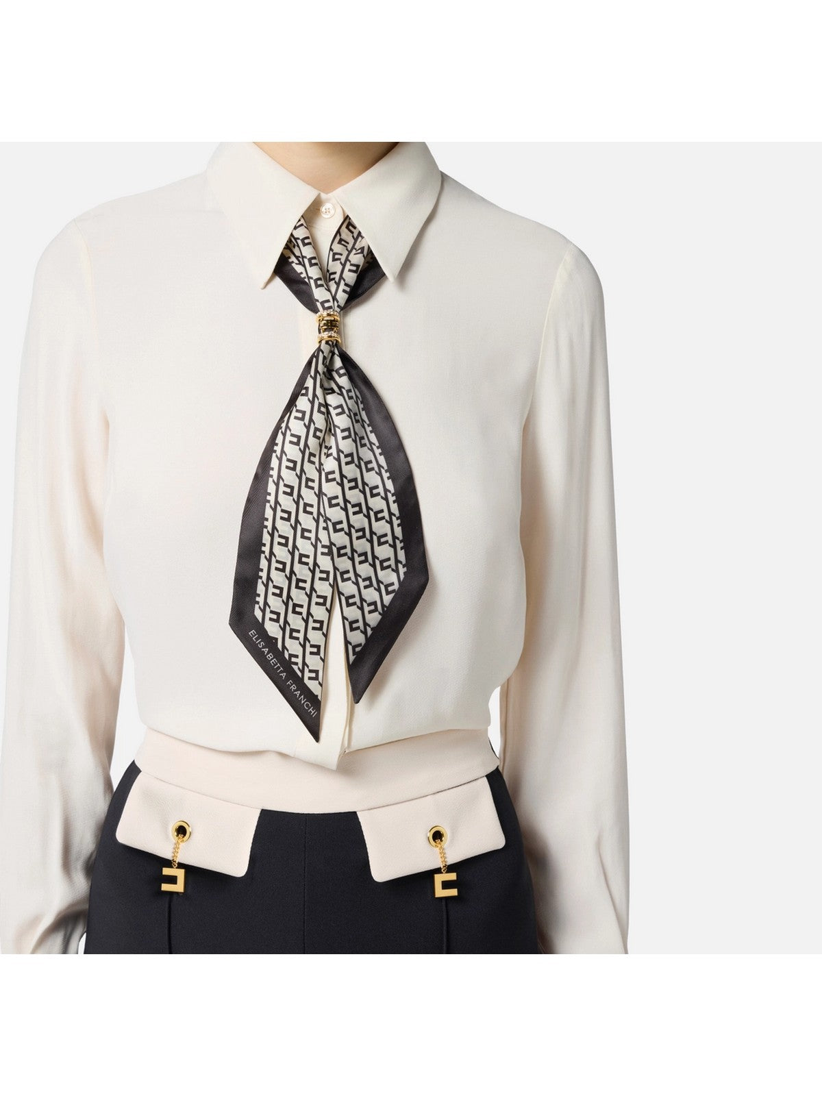 ELISABETTA FRANCHI Camicia Donna CA09356E2 DZ9 MILK