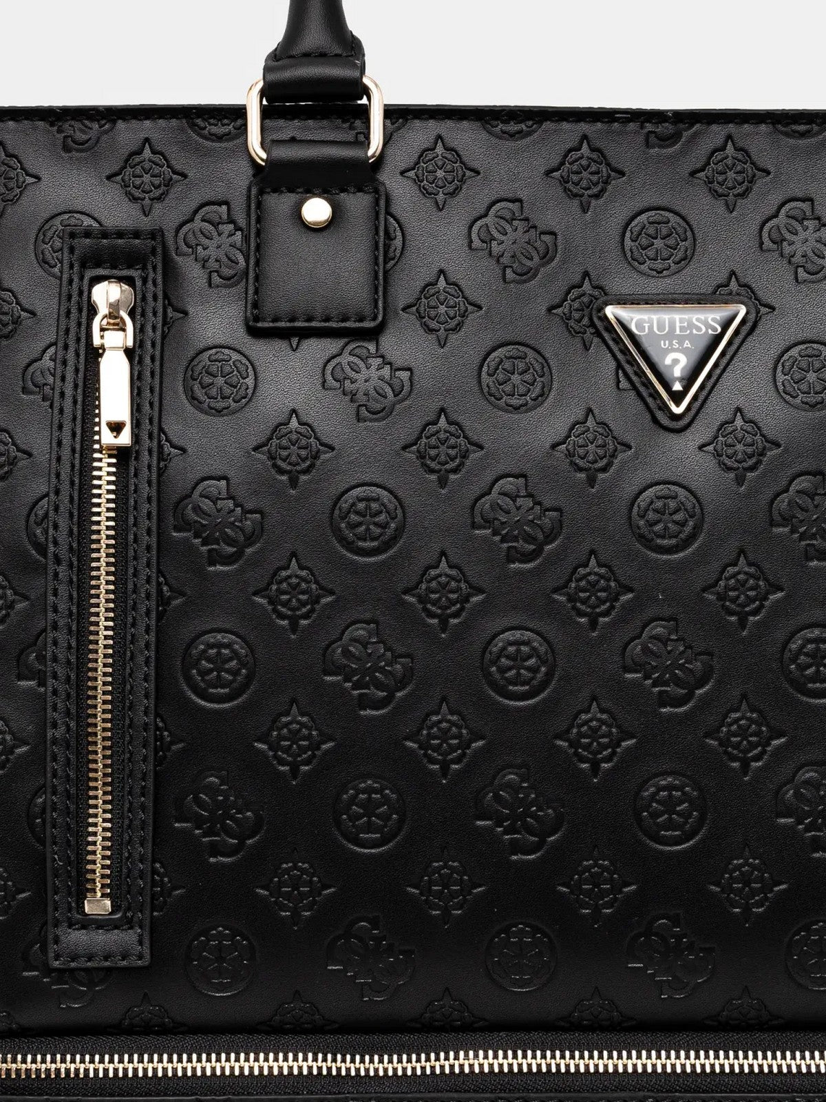 GUESS Valigia e Trolley Donna WILDER ZIP BOTTOM SHOPPER TOTE TWK745 24150 BLA Nero gioboutiqueweb