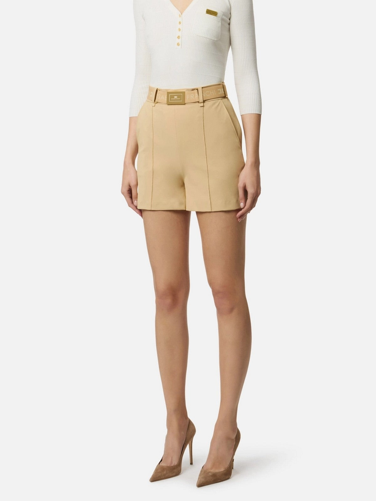 ELISABETTA FRANCHI Pantalone Donna SH00861E2 470 CAMMELLO