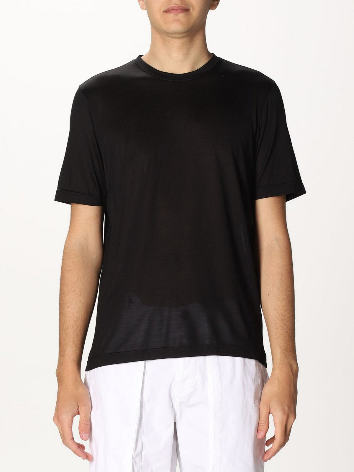 GRAN SASSO T-Shirt e Polo Uomo 60133/78311 303 Nero gioboutiqueweb