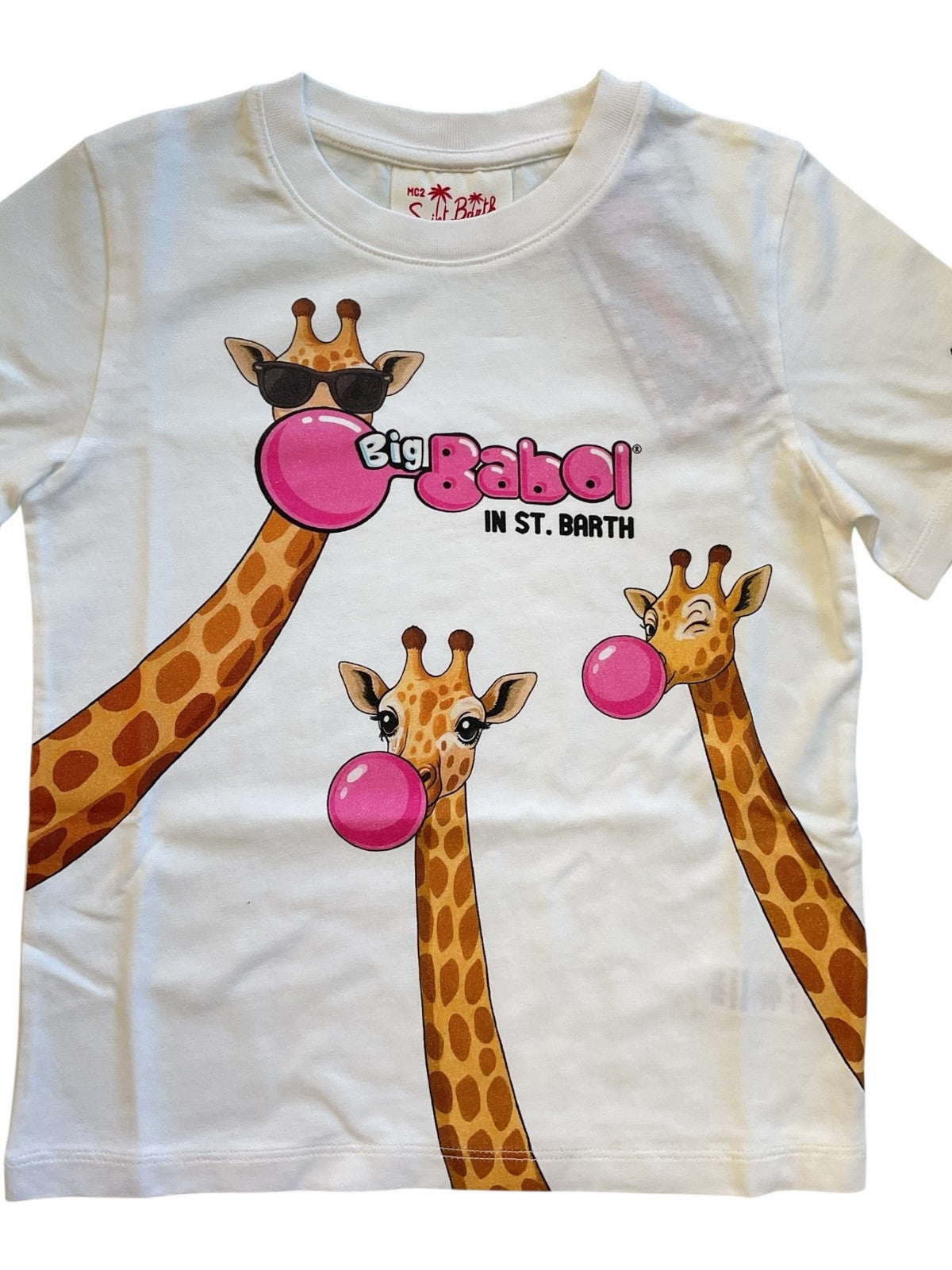 MC2 SAINT BARTH T-shirt Bambini e ragazzi DENVER JR 01215L BIG BABOL GIRAFFE 01N