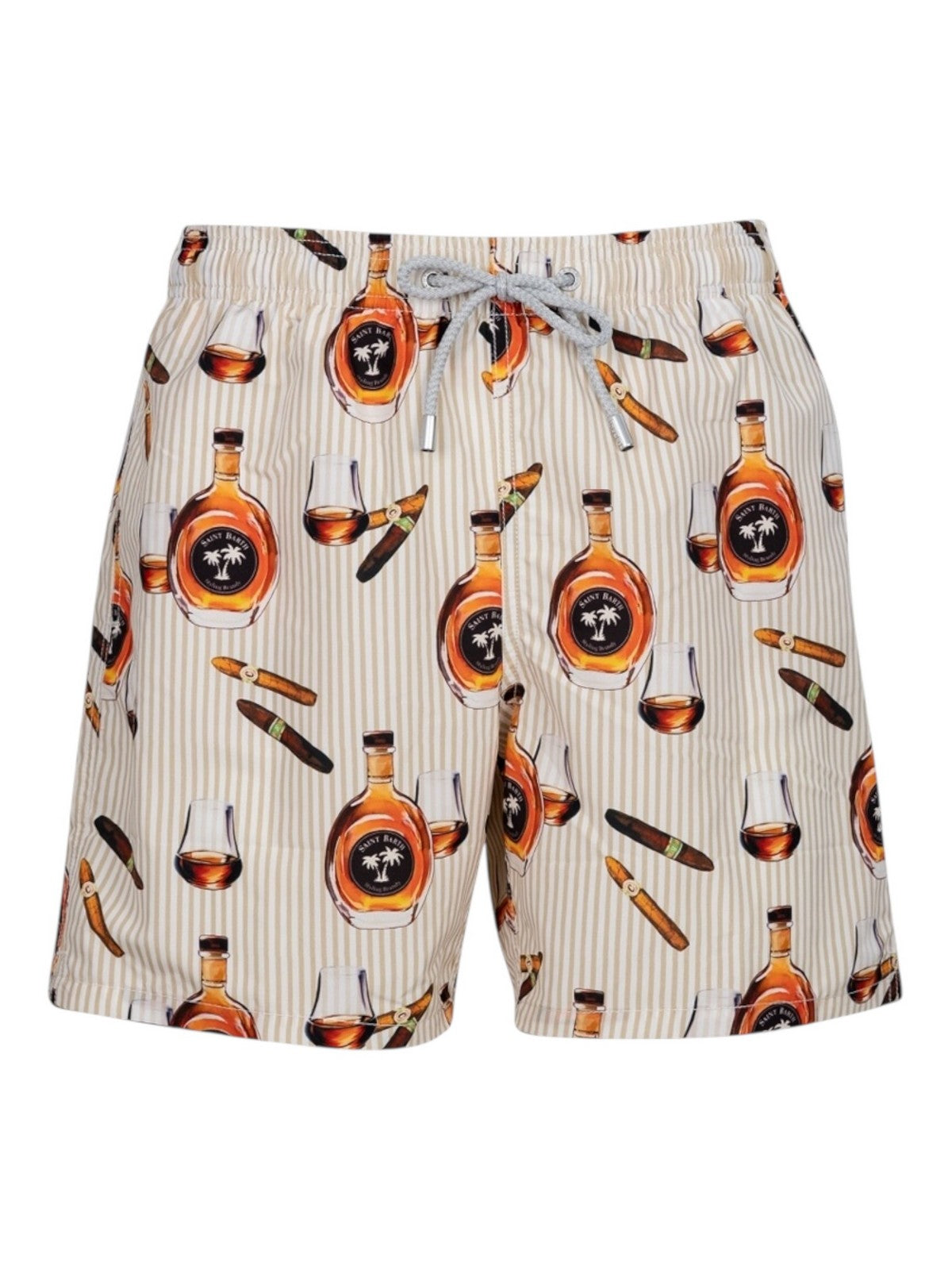 MC2 SAINT BARTH Costume da bagno Uomo GUSTAVIA 02242H OLD BRANDY STRIPES S 11 gioboutiqueweb