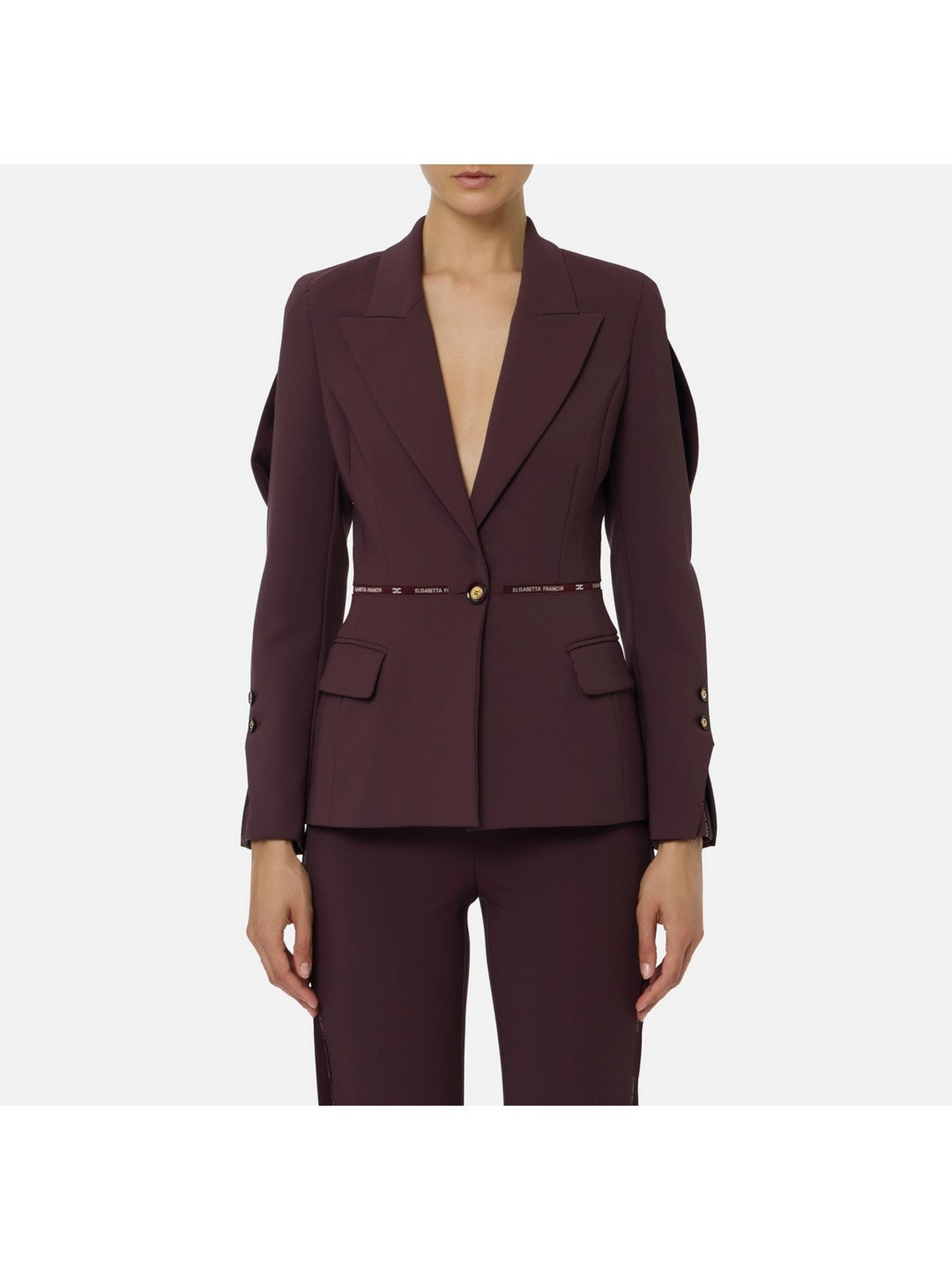 ELISABETTA FRANCHI Giacca Donna GI17156E2 EA4 MERLOT