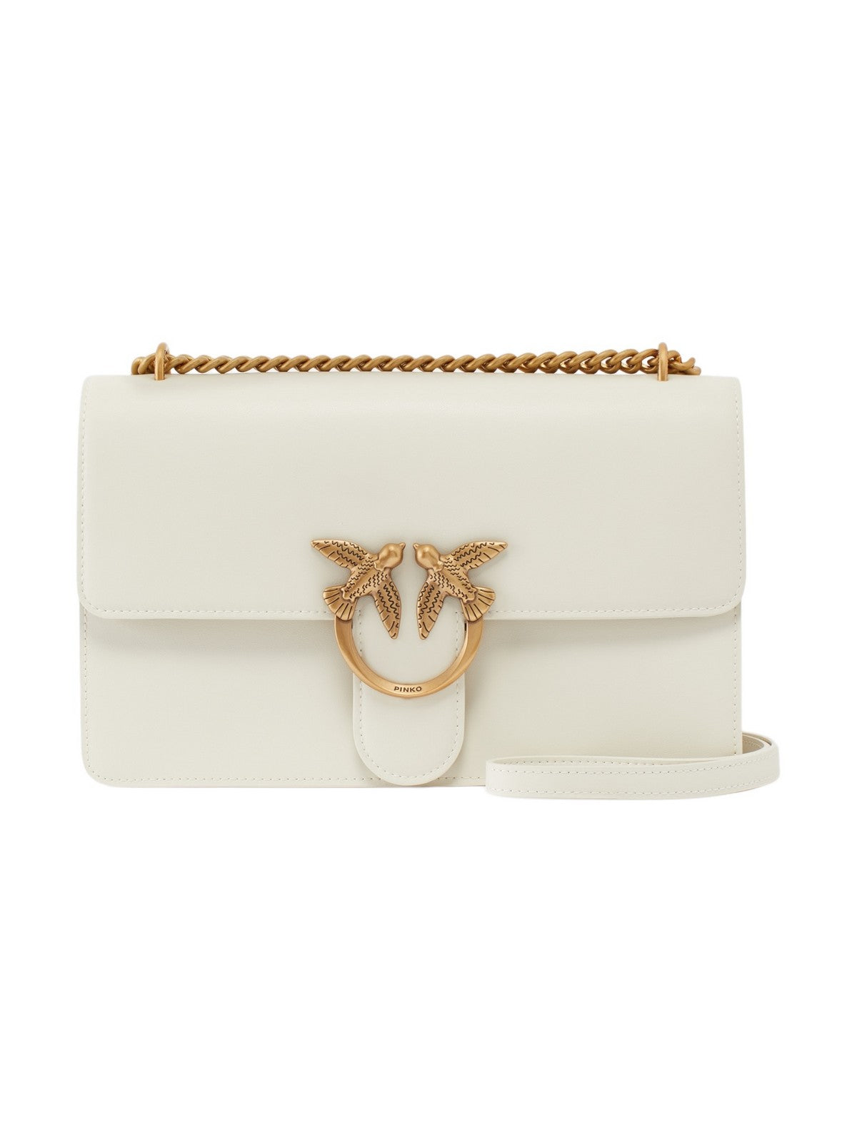 Pinko Love Bag - Borsa Donna In Vitello Con Fibbia Iconica E Tracolla Regolabile - Foto 5